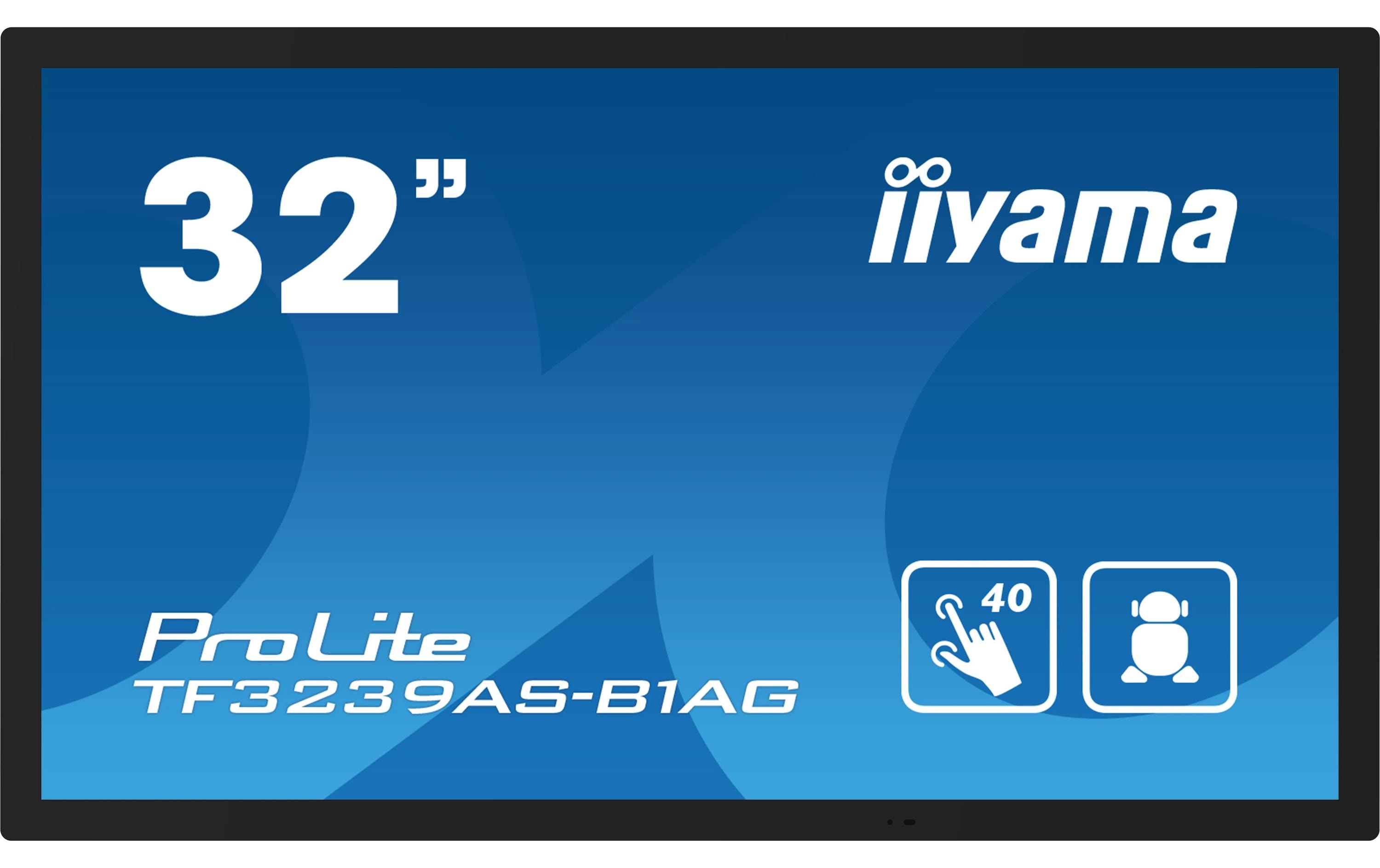 iiyama Touch Display ProLite TF3239AS-B1AG 31.5 iiyama Touch Display ProLite TF3239AS-B1AG 31.5