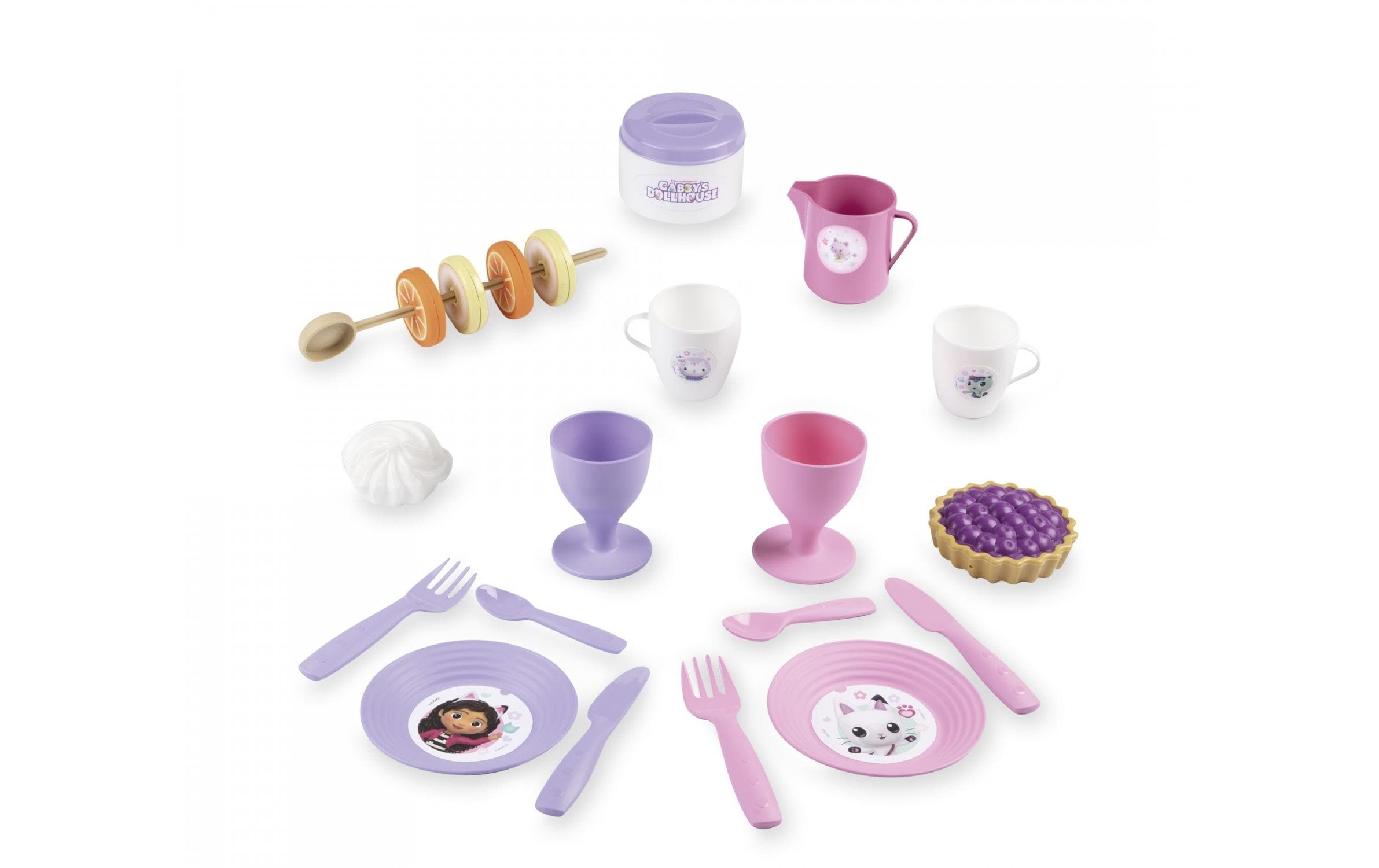 Smoby Spiel-Geschirr Gabby's Dollhouse Picknickkorb