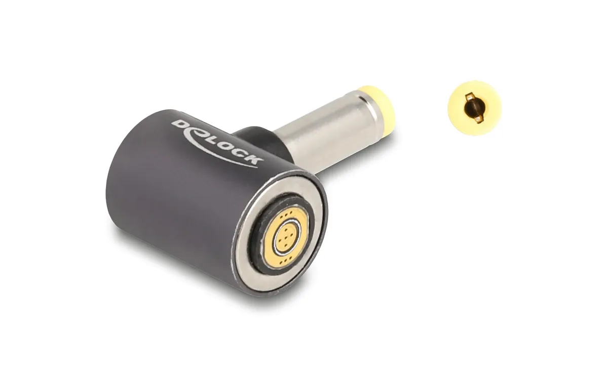 Delock Adapter 4.8 x 1.7 mm Stecker zu magnetischem 8 Pin Konnektor