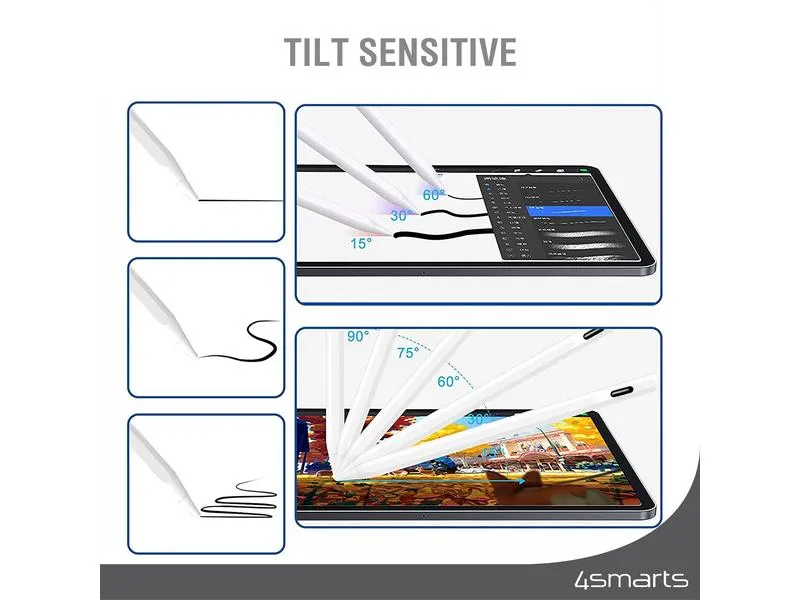 4smarts Eingabestiftspitze Apple Pencil (1.Gen./2.Gen.) Weiss 4smarts Eingabestiftspitze Apple Pencil (1.Gen./2.Gen.) Weiss