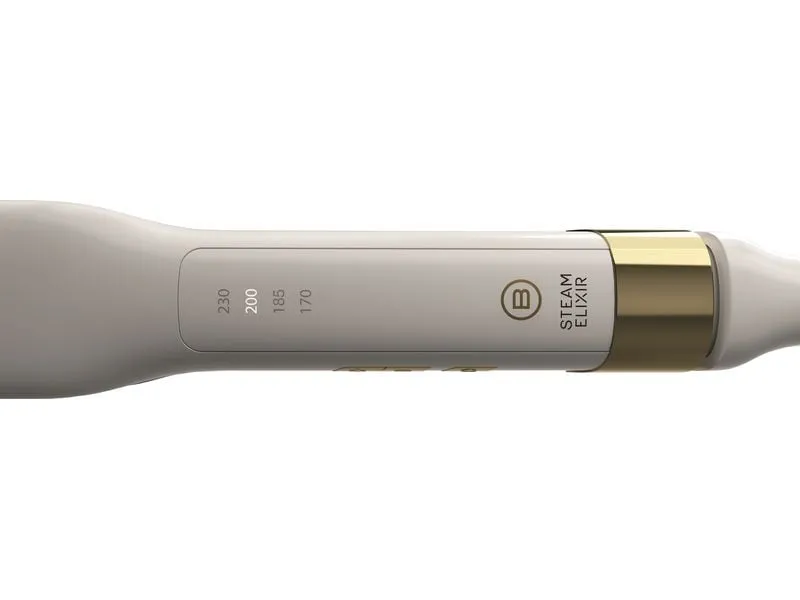 Bellissima Profihaarglätter Steam Elixir Gold/Weiss