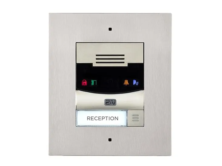 2N IP Türstation IP Solo mit HD Kamera, Wandeinbau, silber 2N IP Türstation IP Solo mit HD Kamera, Wandeinbau, silber
