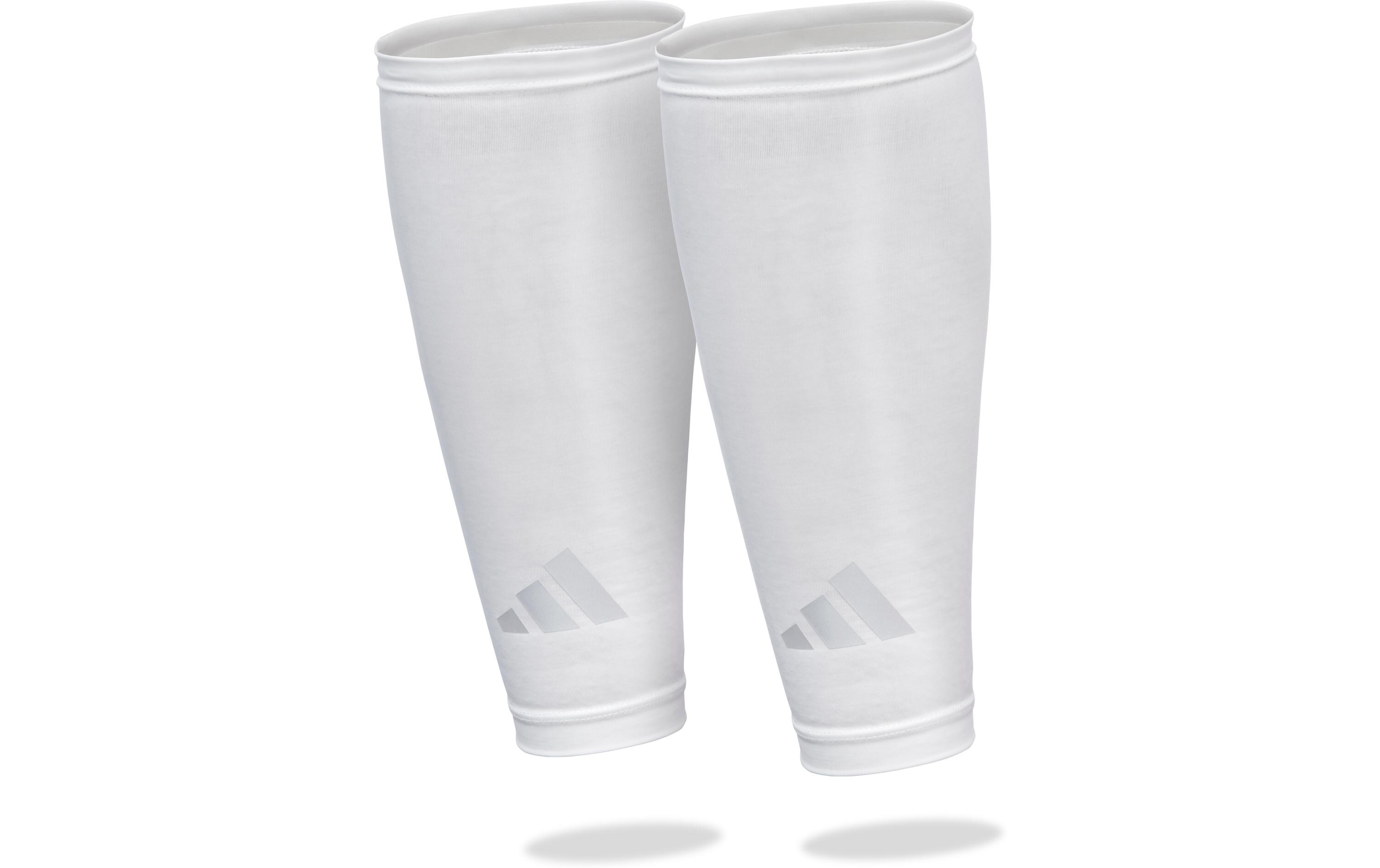 adidas Compression Calf Sleeves Weiss, L-XL