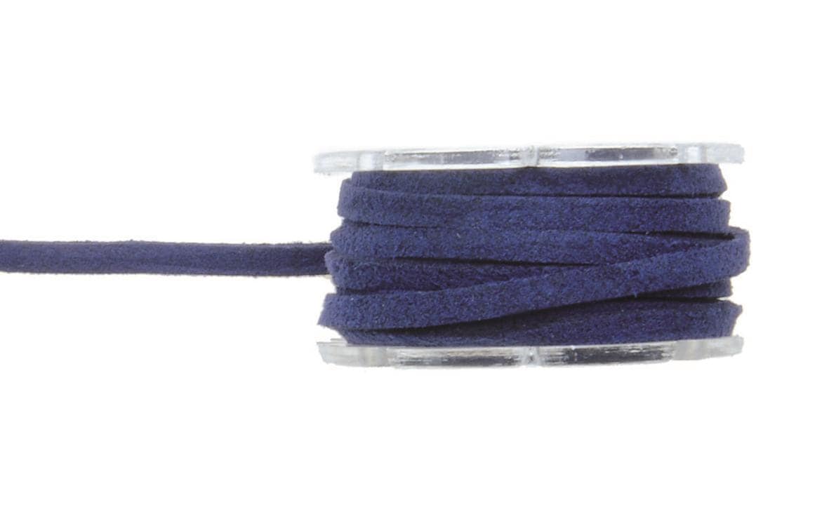 Glorex Lederband Velour 3 mm x 2 m, Dunkelblau Glorex Lederband Velour 3 mm x 2 m, Dunkelblau