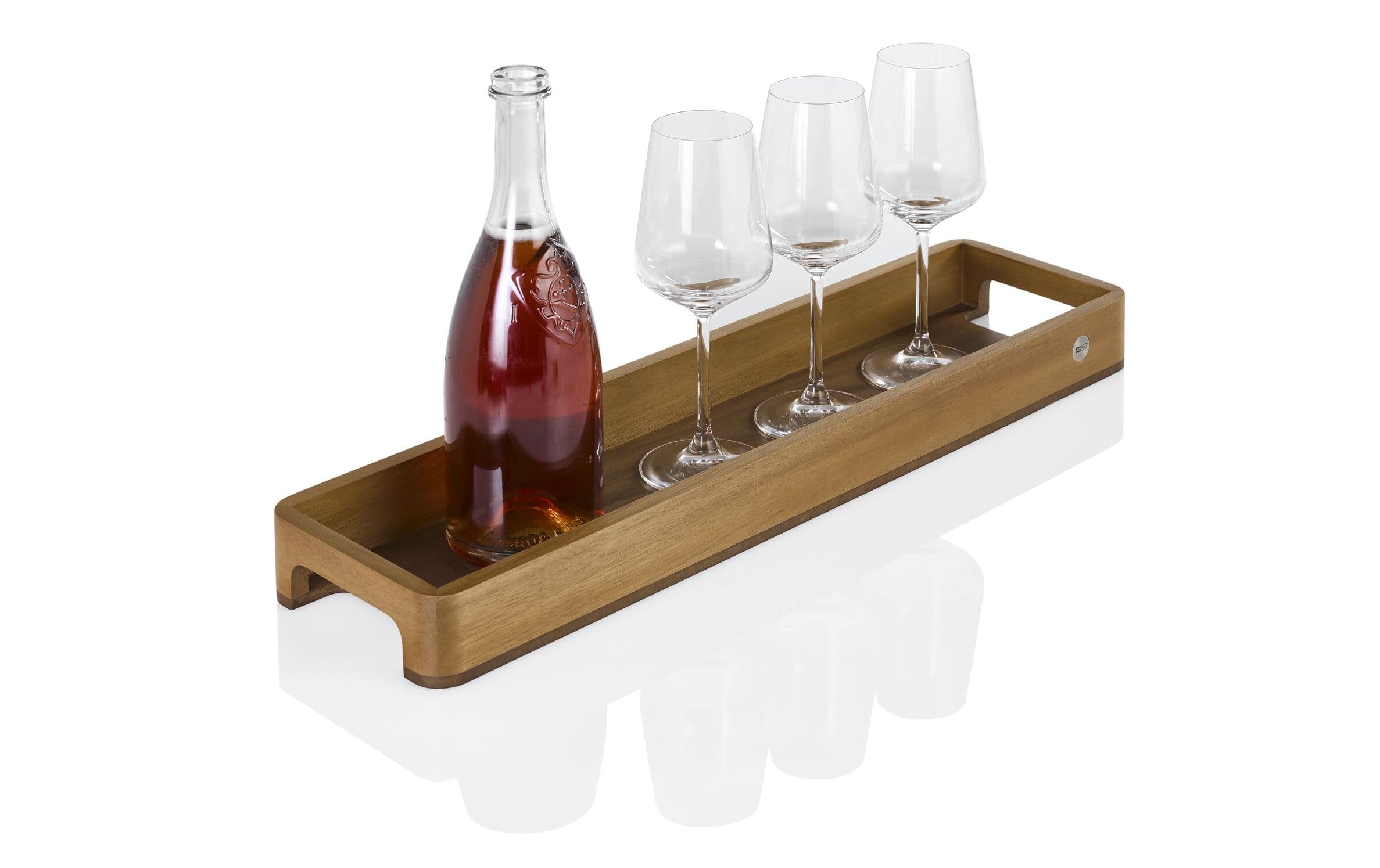 AdHoc Serviertablett Serve Slim 60 x 15.5 cm, Walnuss