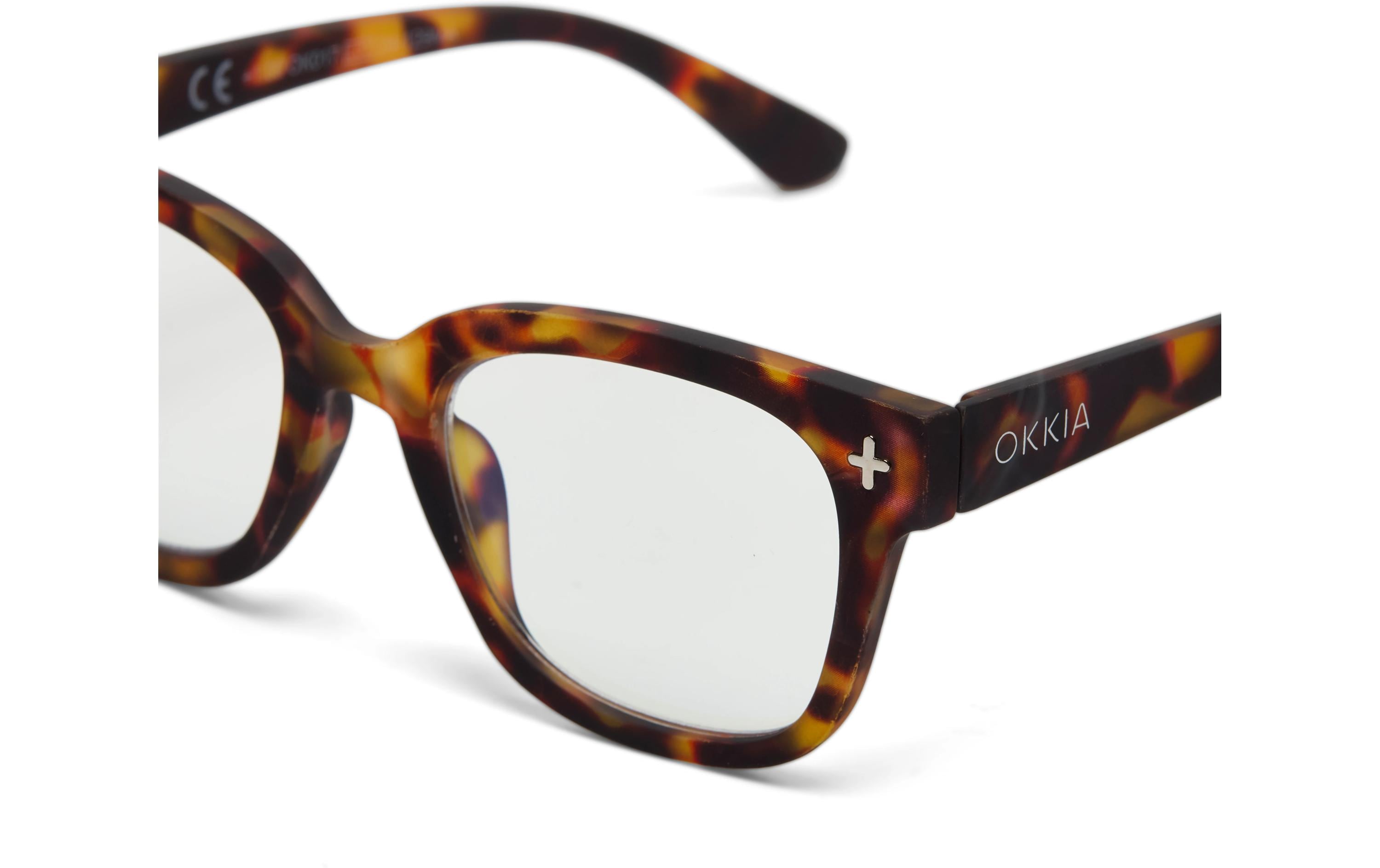 OKKIA Bildschirmbrille Giovanni Classic Havanna, +0,0