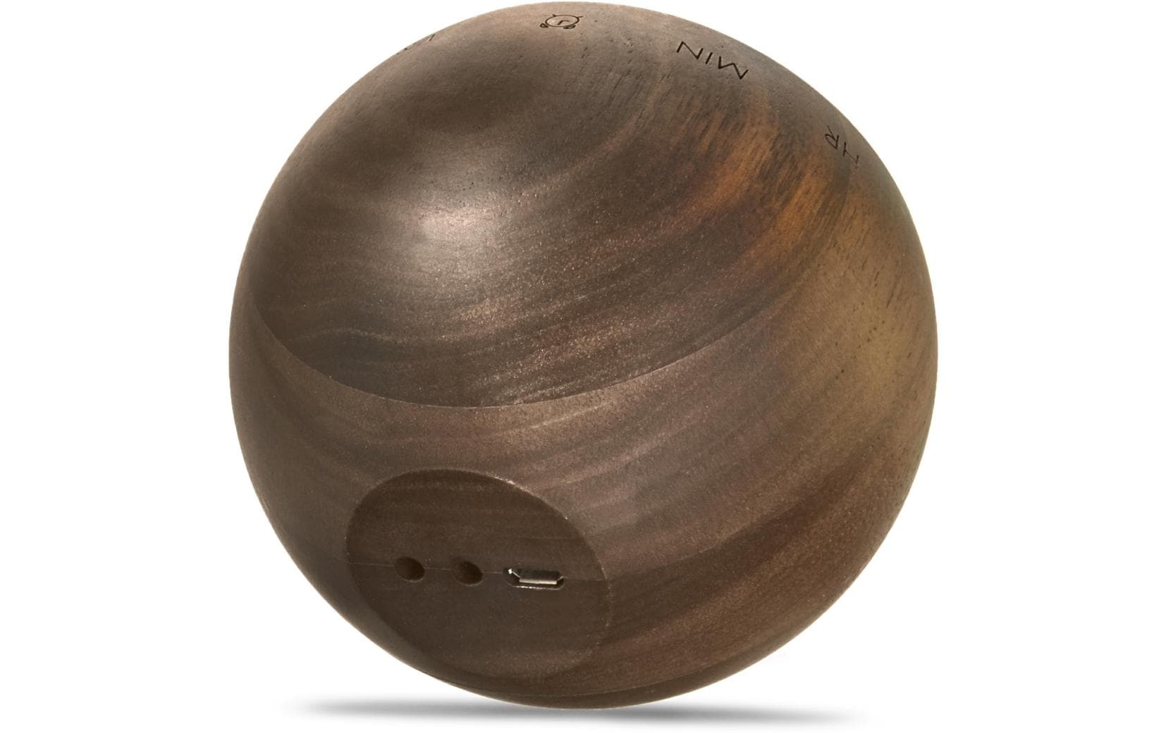 Gingko Digitalwecker Tumbler Click Clock Braun