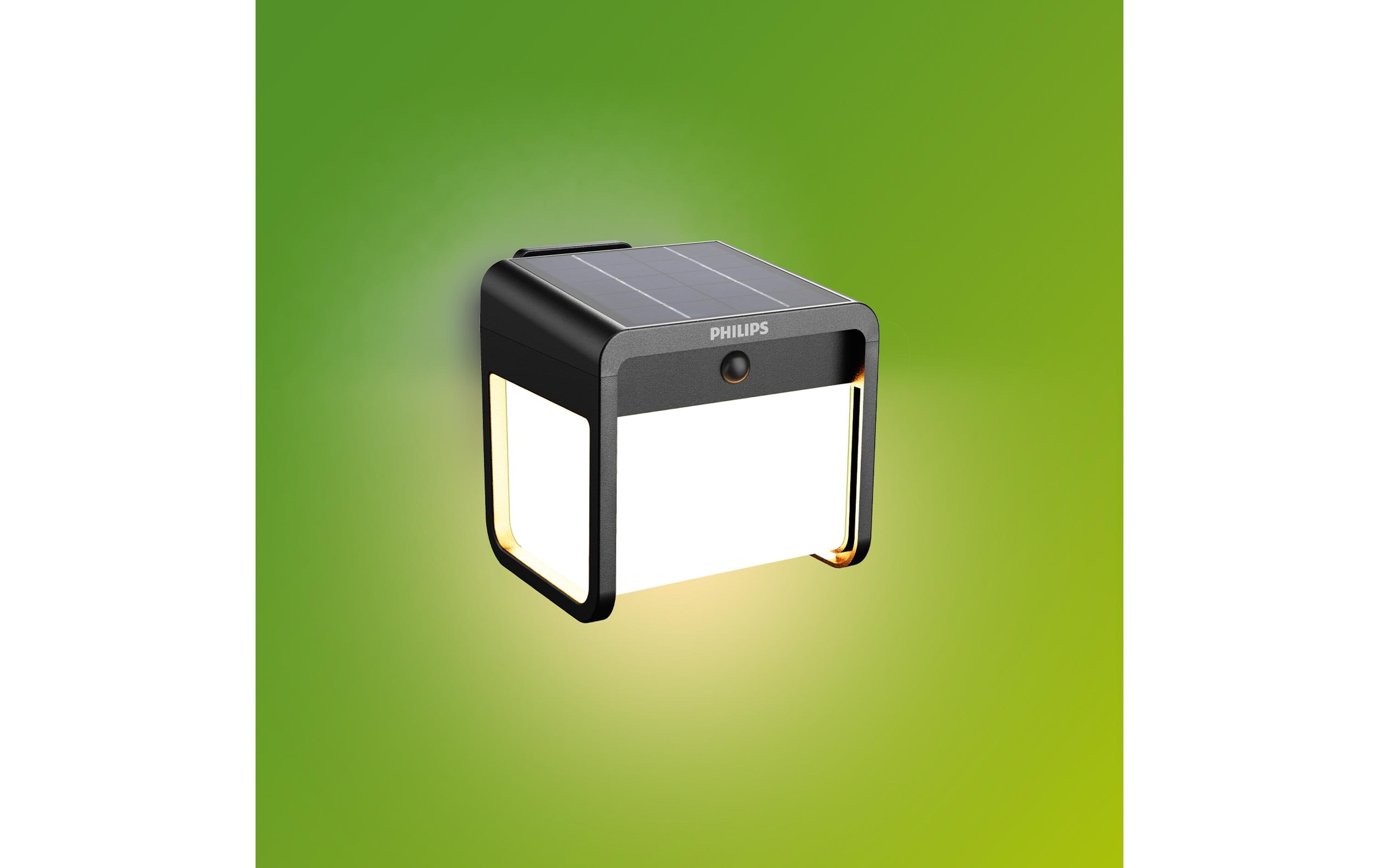 Philips Ezra Wand Solar UE 3000K schwarz