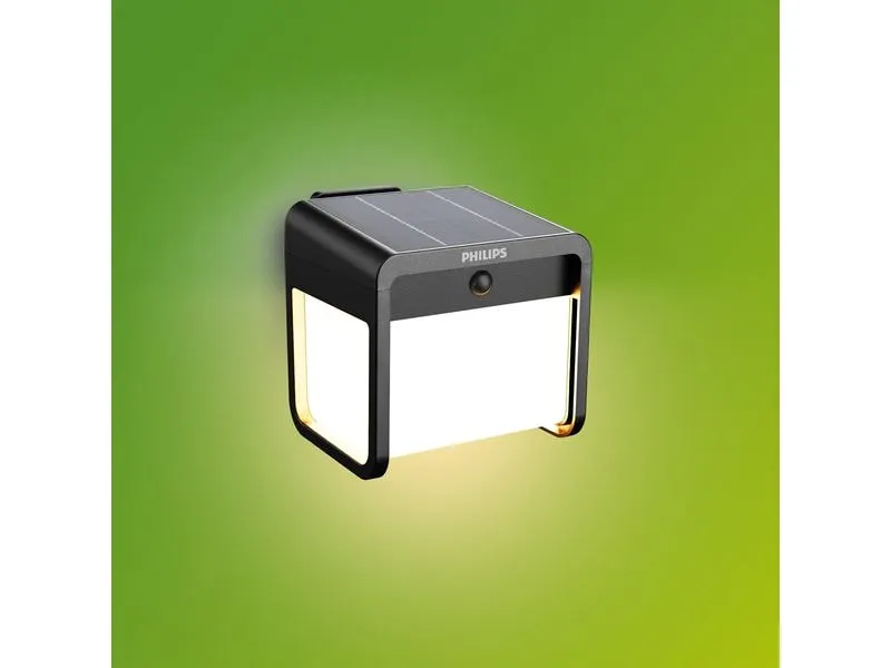 Philips Ezra Wand Solar UE 3000K schwarz