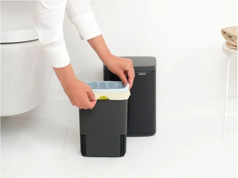 Brabantia Kosmetikeimer Bo Waste Bin 4 l, Schwarz matt Brabantia Kosmetikeimer Bo Waste Bin 4 l, Schwarz matt
