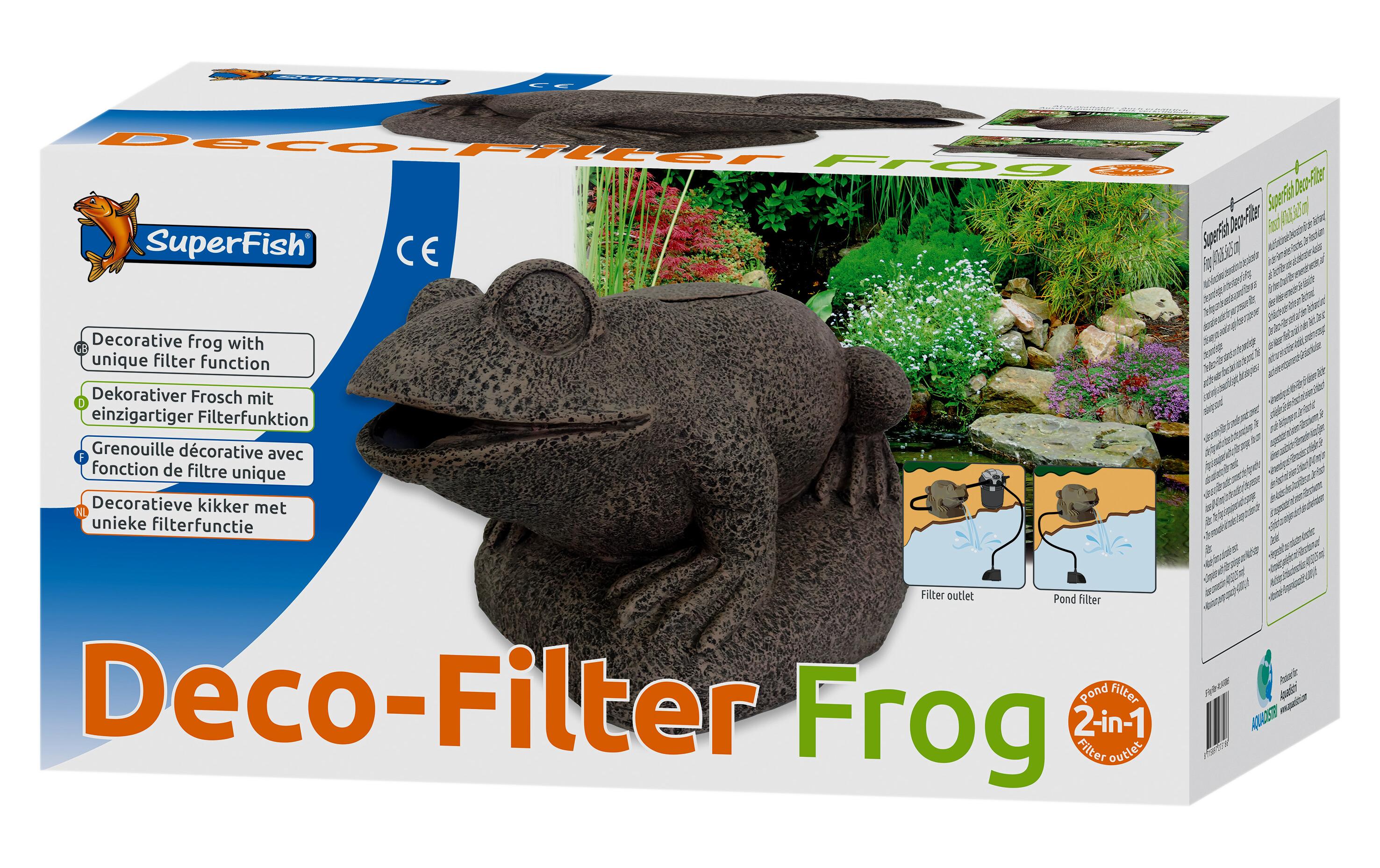SuperFish Deko-Filter Frosch