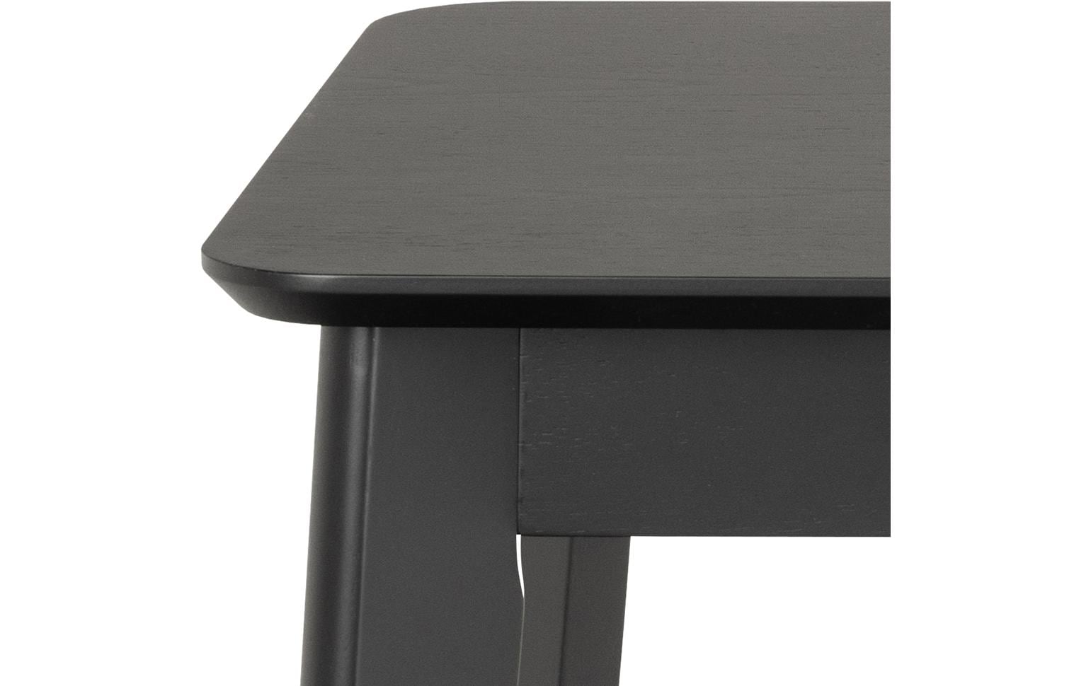 AC Design Tisch Roxby, Eiche, Schwarz