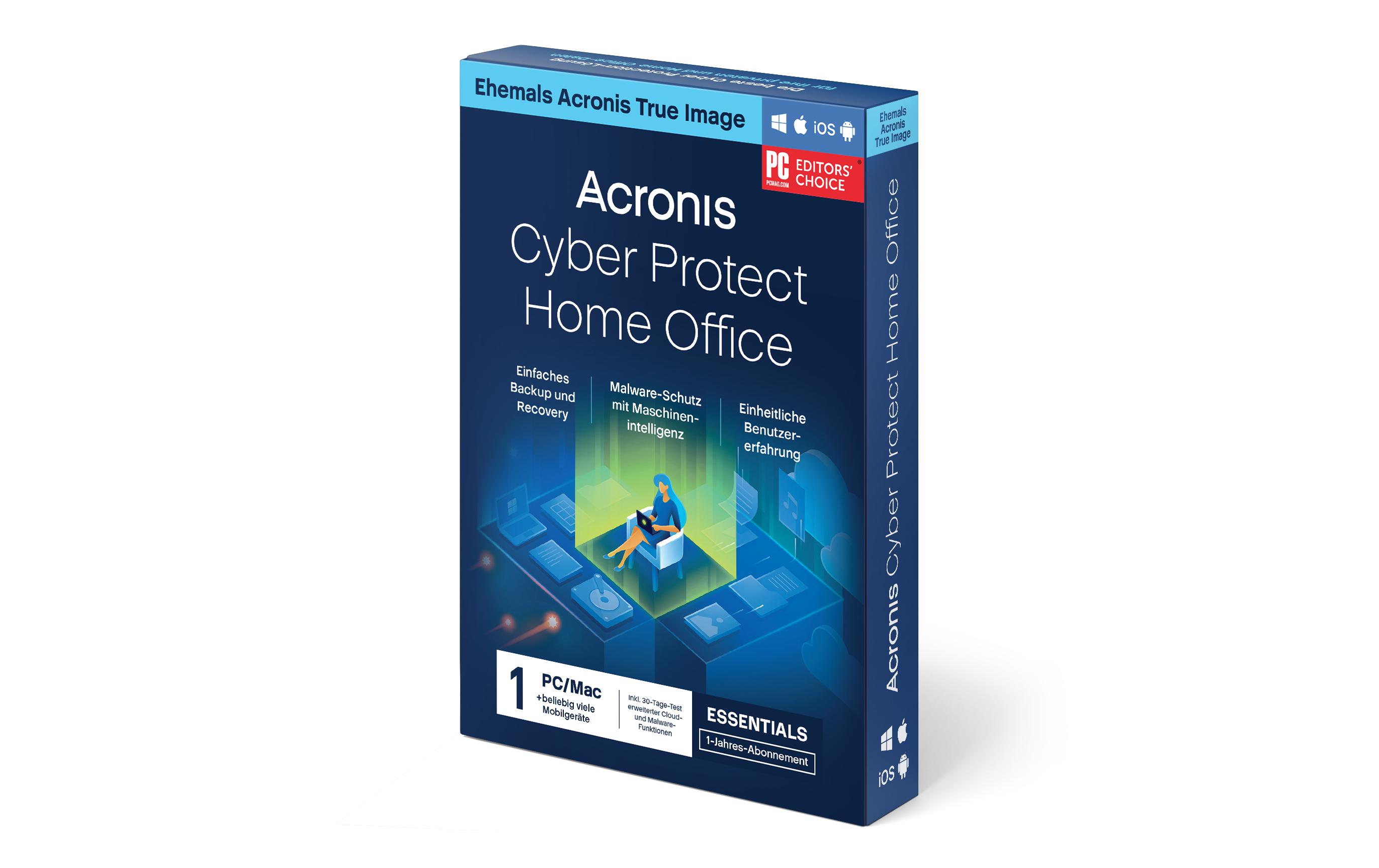 Acronis Cyber Protect Home Office Essentials Box, Subscr. 1y, 1 PC Acronis Cyber Protect Home Office Essentials Box, Subscr. 1y, 1 PC