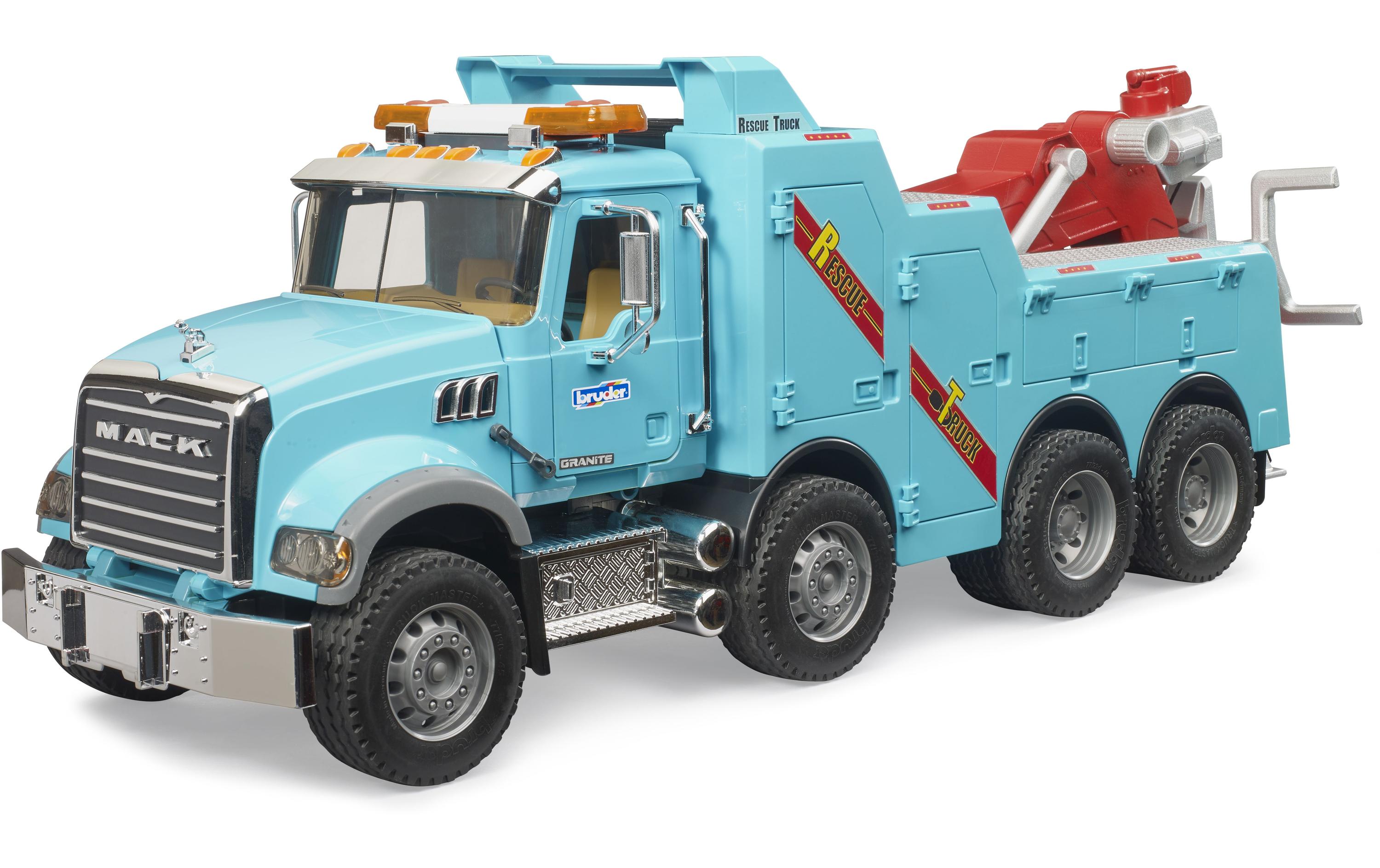 Bruder Spielwaren MACK Granite Abschlepp-LKW