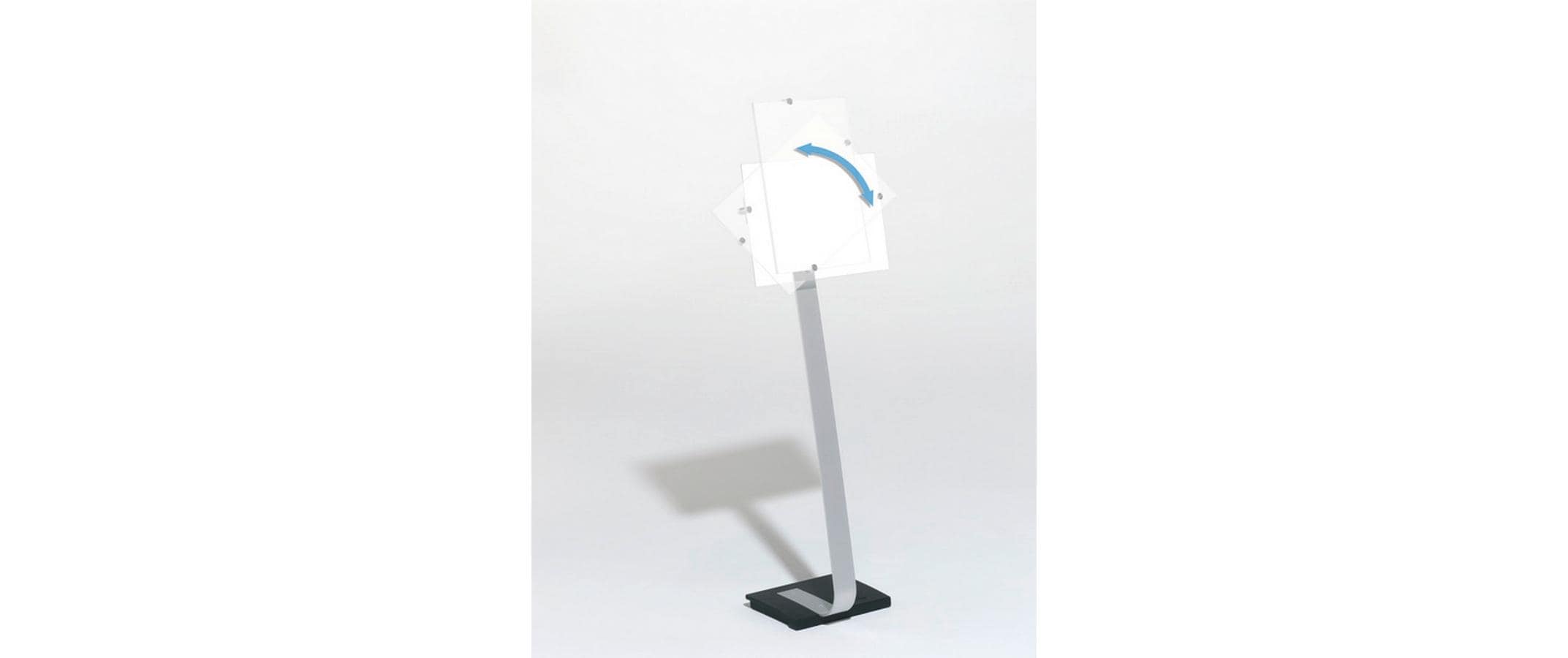 DURABLE Bodenständer Crystal Sign A3