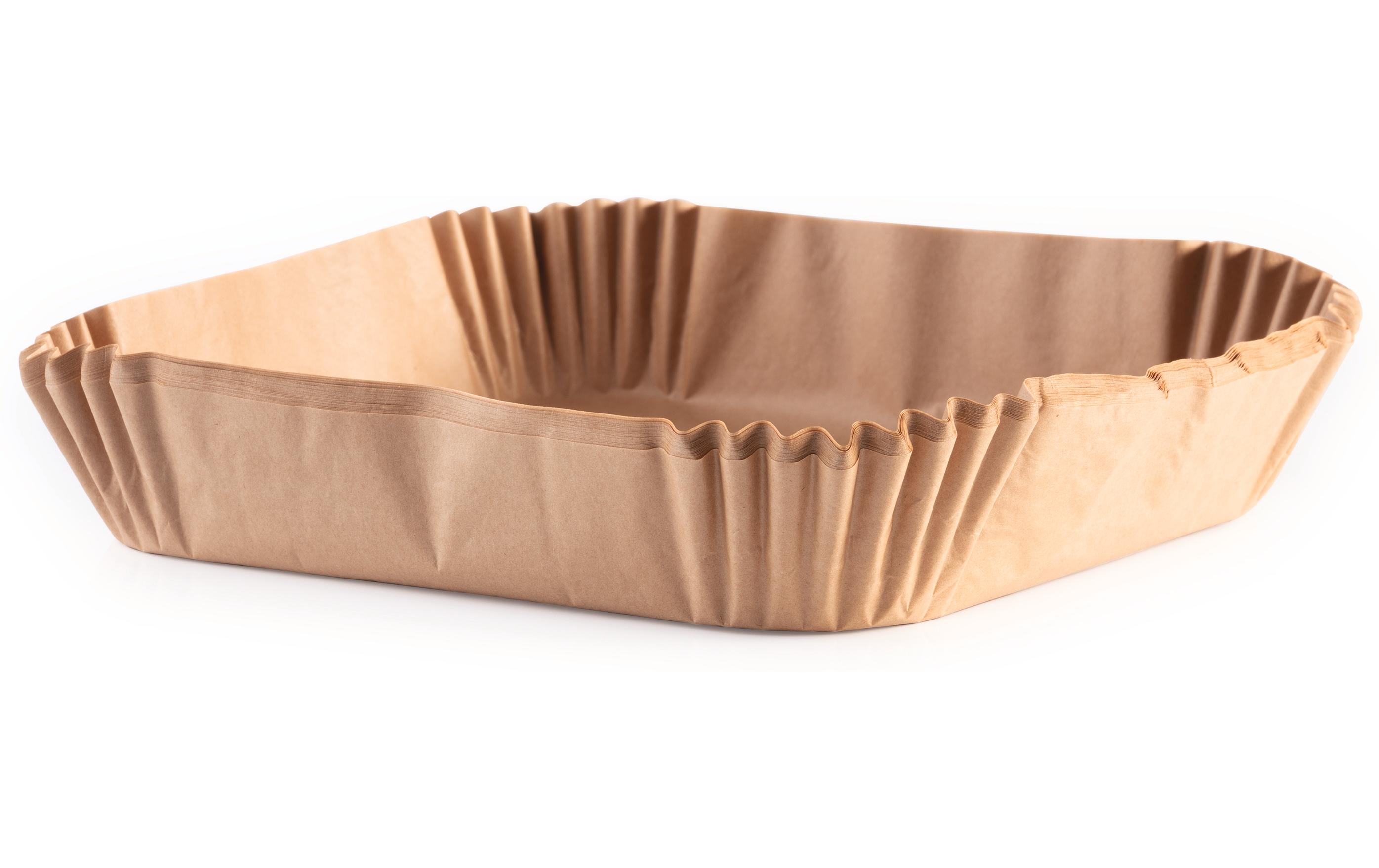 GOURMETmaxx Backpapier 100 Stück, 16 x 16 x 4.5 cm