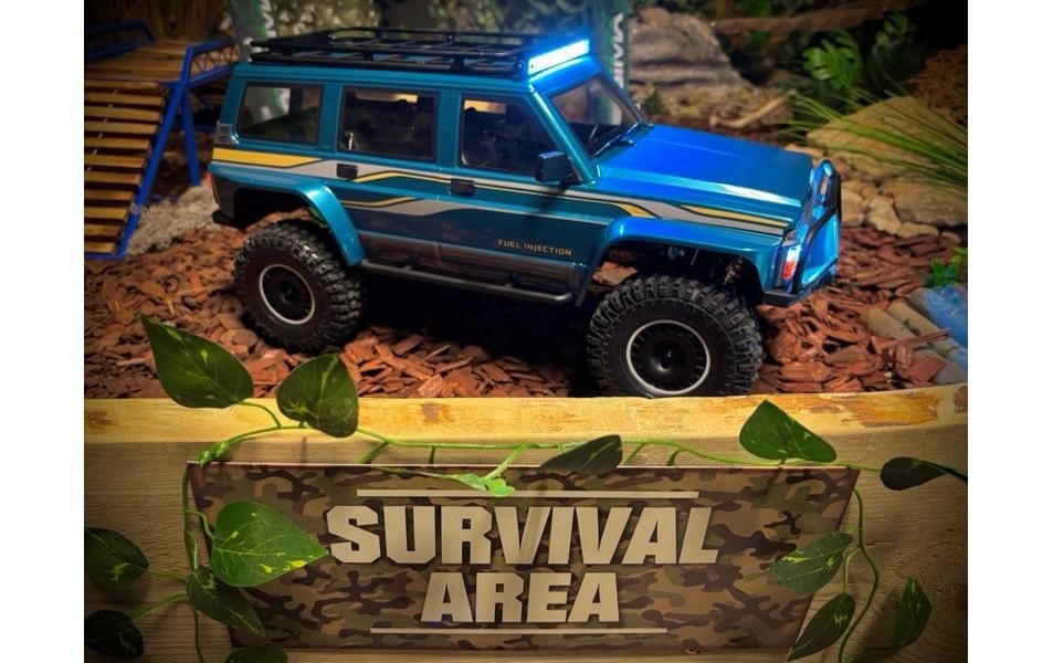 Absima Crawler CR4.4 PATROL hellblau, 4WD, RTR, 1:10