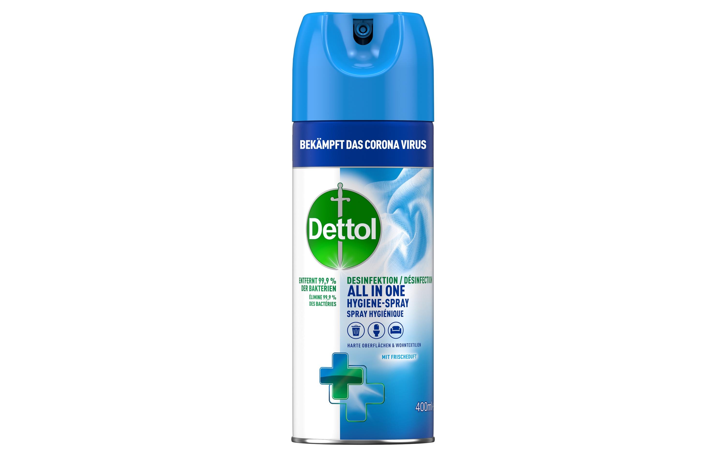 Dettol Allzweckreiniger Desinfektion Aerosol Spray 400 ml Dettol Allzweckreiniger Desinfektion Aerosol Spray 400 ml