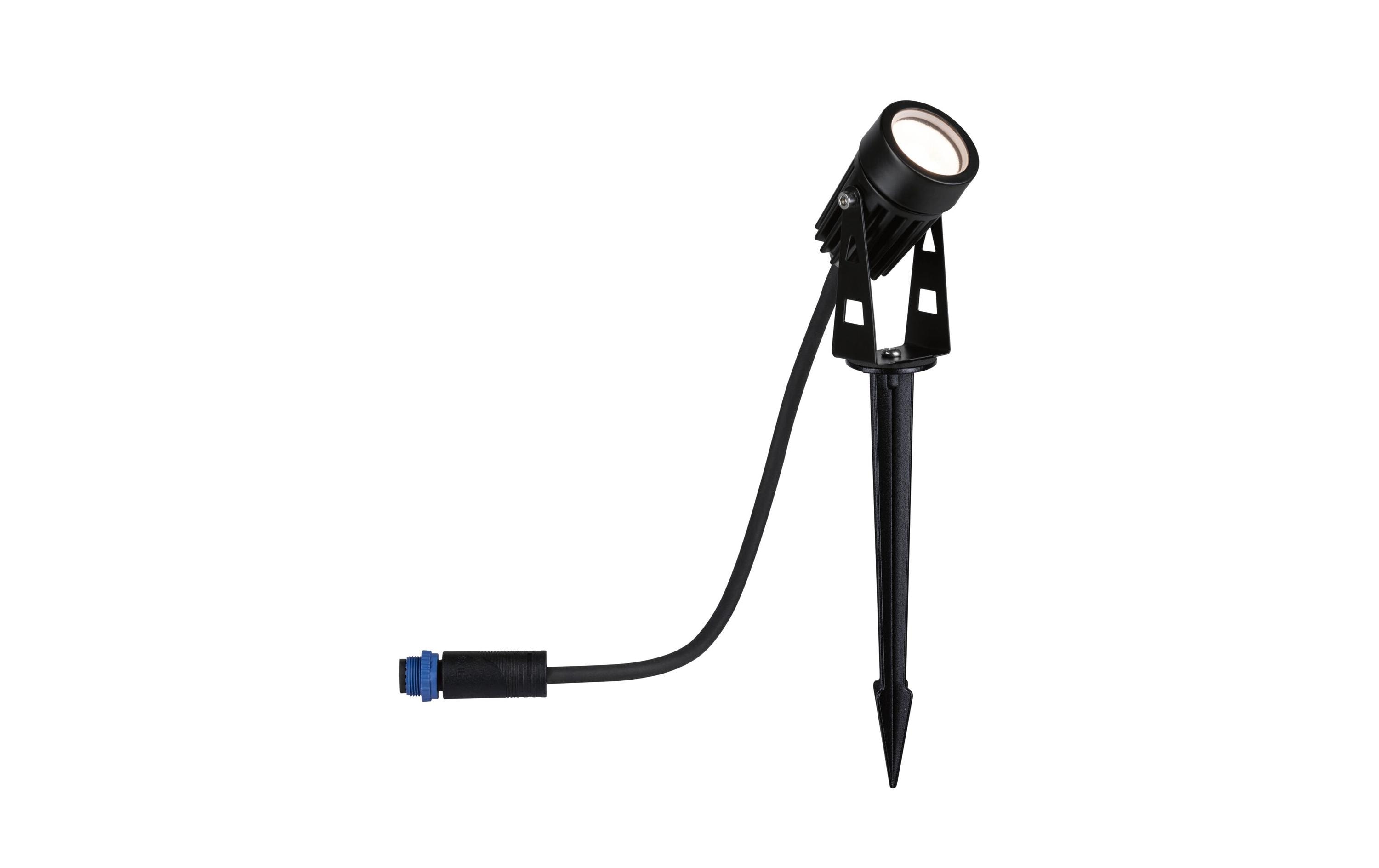 Paulmann Gartenspot Plug & Shine IP65, 3000 K, 2 W, Grau Paulmann Gartenspot Plug & Shine IP65, 3000 K, 2 W, Grau