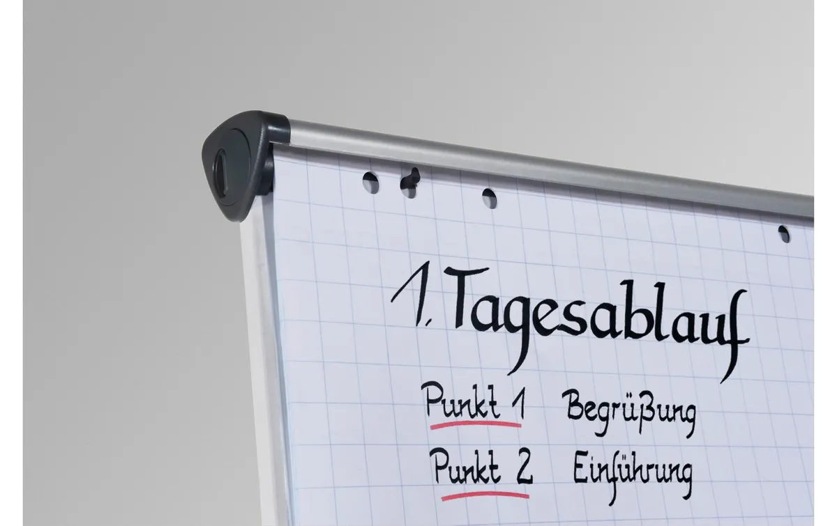 Legamaster Flipchart Papier 65 x 98 cm 20 Blatt Kariert, 5 Stück