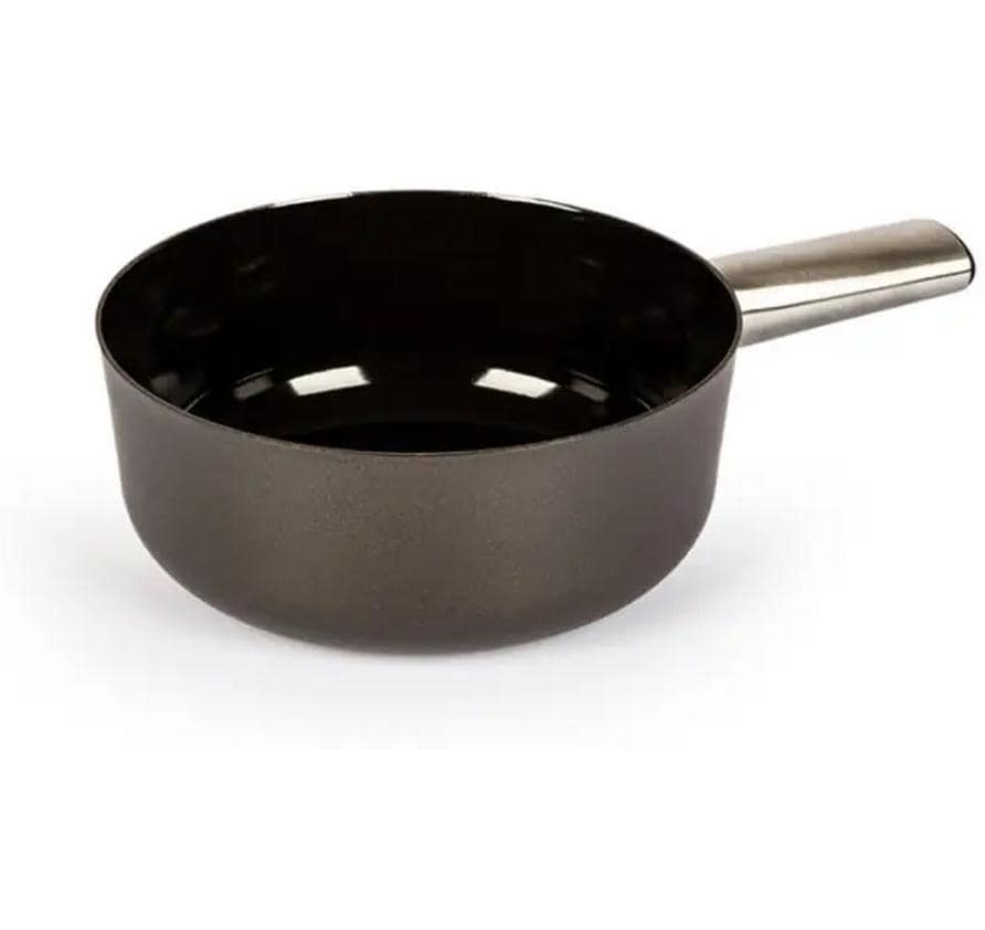 Stöckli Fondue-Caquelon Emotion Inox 23 cm, Schwarz