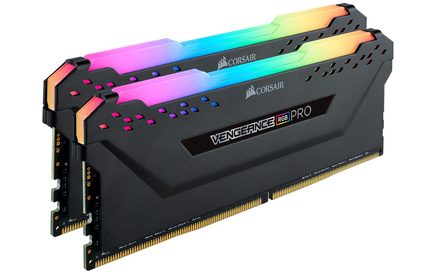 Corsair DDR4-RAM Vengeance RGB PRO Black iCUE 2933 MHz 2x 16 GB Corsair DDR4-RAM Vengeance RGB PRO Black iCUE 2933 MHz 2x 16 GB