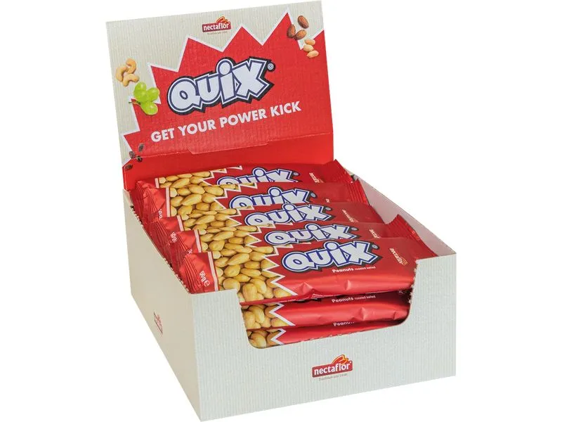 Nectaflor Quix Peanuts gesalzen 25 x 40 g Nectaflor Quix Peanuts gesalzen 25 x 40 g