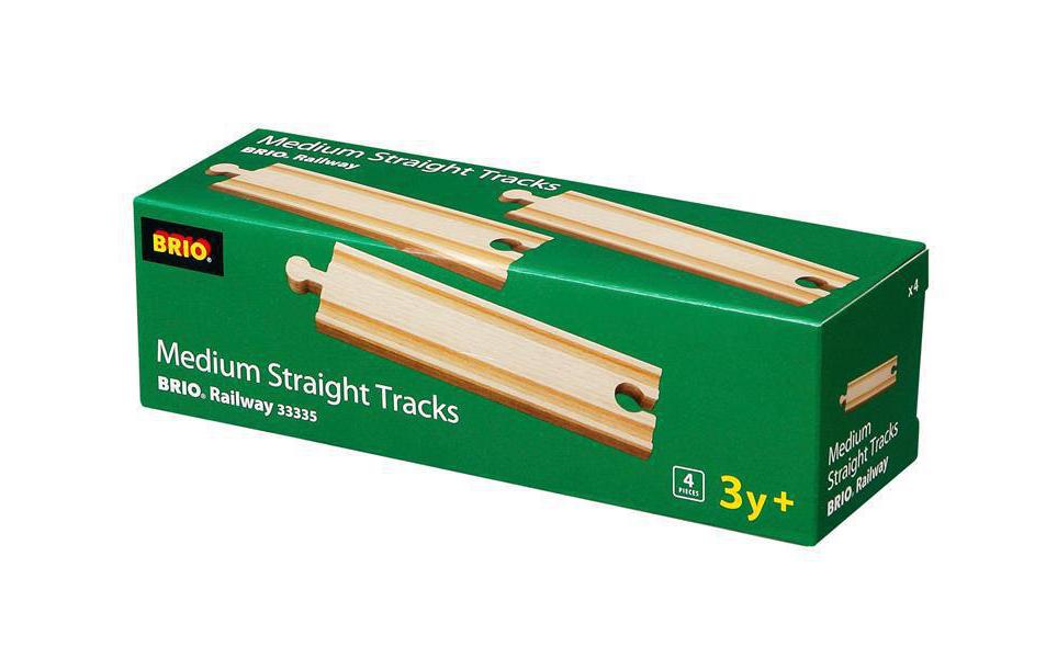 BRIO Eisenbahn 2/3 gerade Gleise 144mm BRIO Eisenbahn 2/3 gerade Gleise 144mm