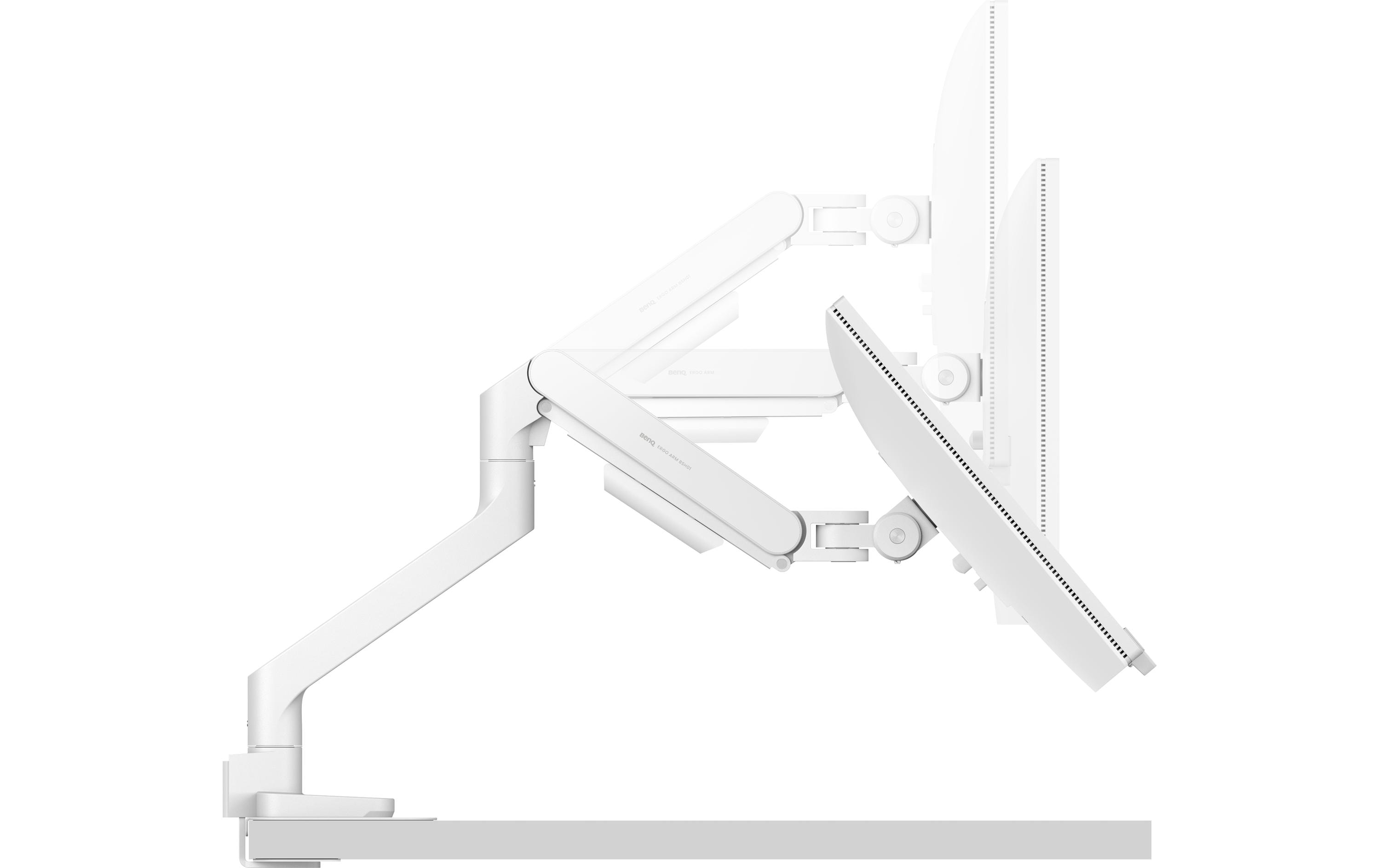 Benq Tischhalterung Ergo Arm BSH02 bis 20 kg – Weiss