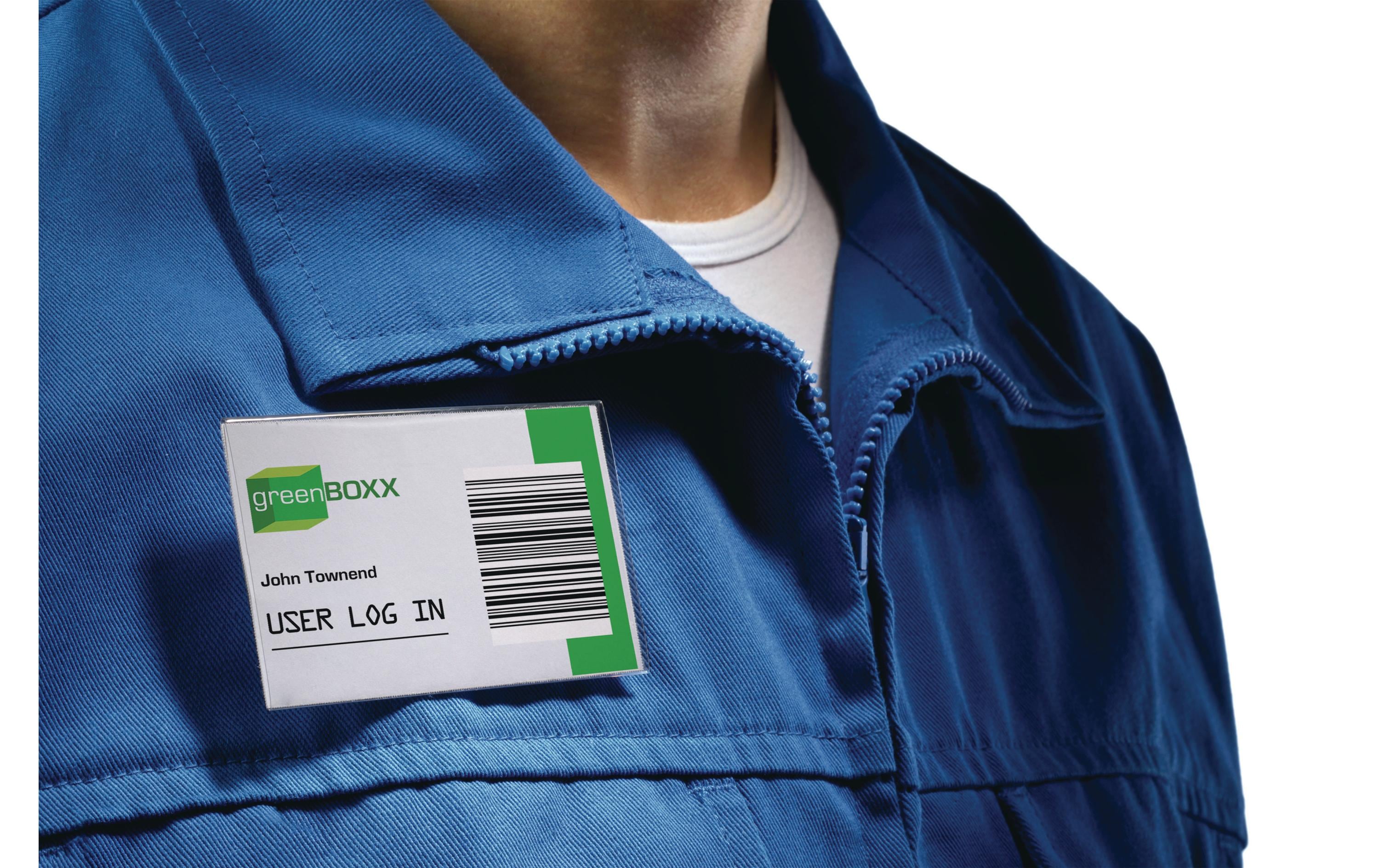 DURABLE Namensschild mit Clip 54 x 90 mm, 50 Stück DURABLE Namensschild mit Clip 54 x 90 mm, 50 Stück