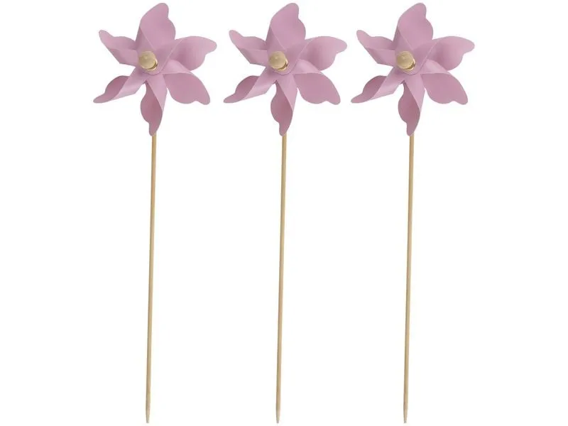 Arti Casa Windrad einfarbig Windrad Polyester Einfarbig 3er-Set Arti Casa Windrad einfarbig Windrad Polyester Einfarbig 3er-Set