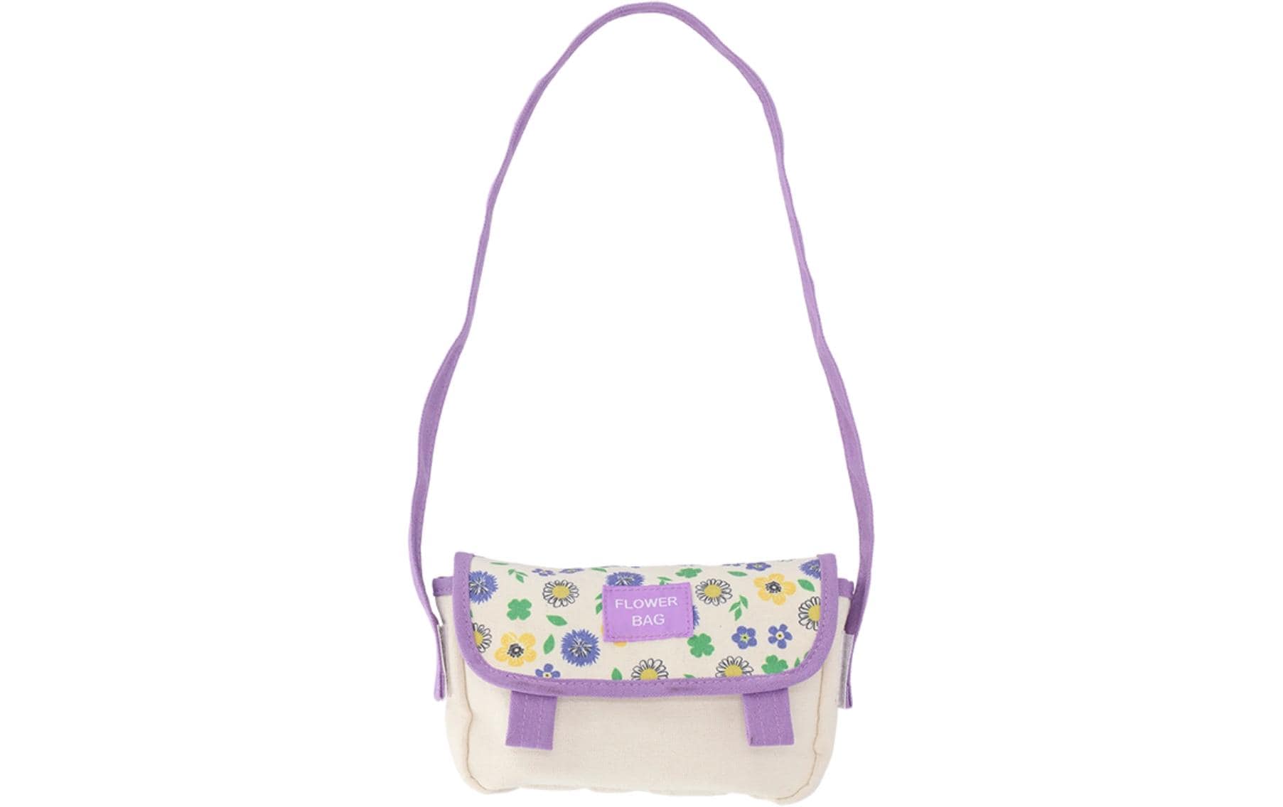 Esschert Design Entdecker-Tasche Flowers mit Holzblumenpresse
