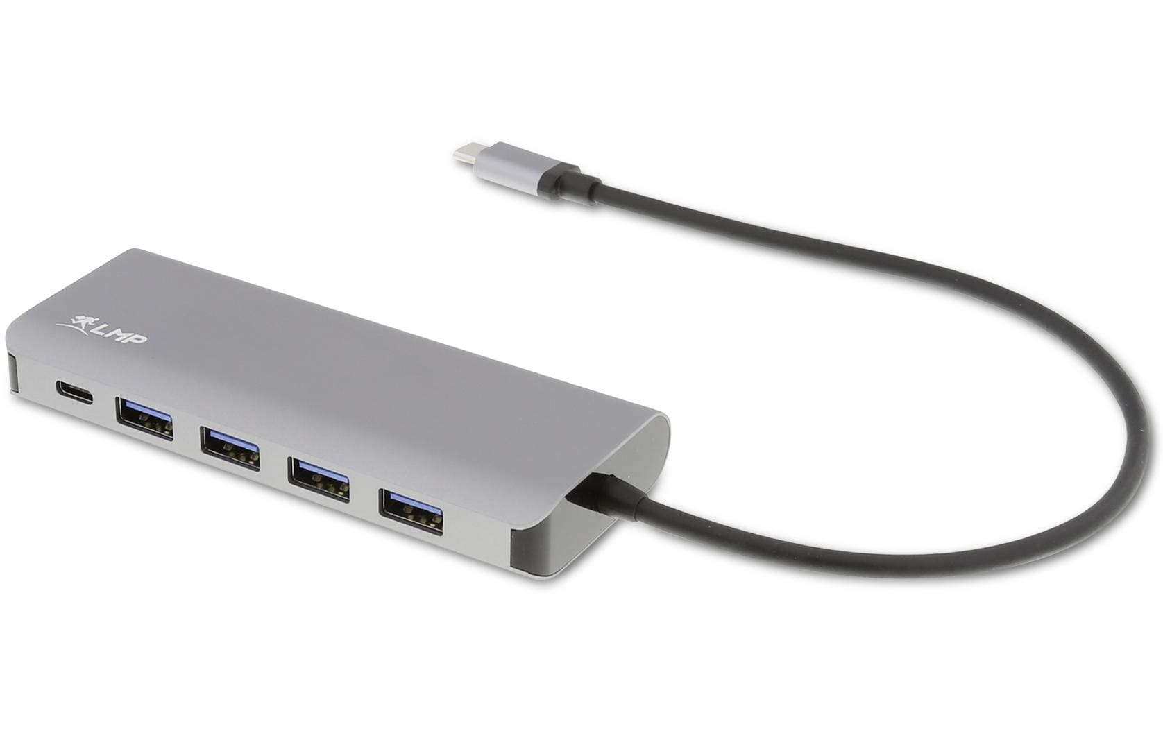 LMP USB-Hub USB Type-C – USB-A 3.0, USB -C Grau