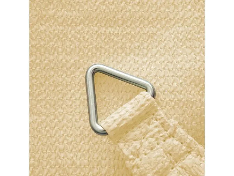 Windhager Sonnensegel Capri, 5 m, Eckig, Champagner
