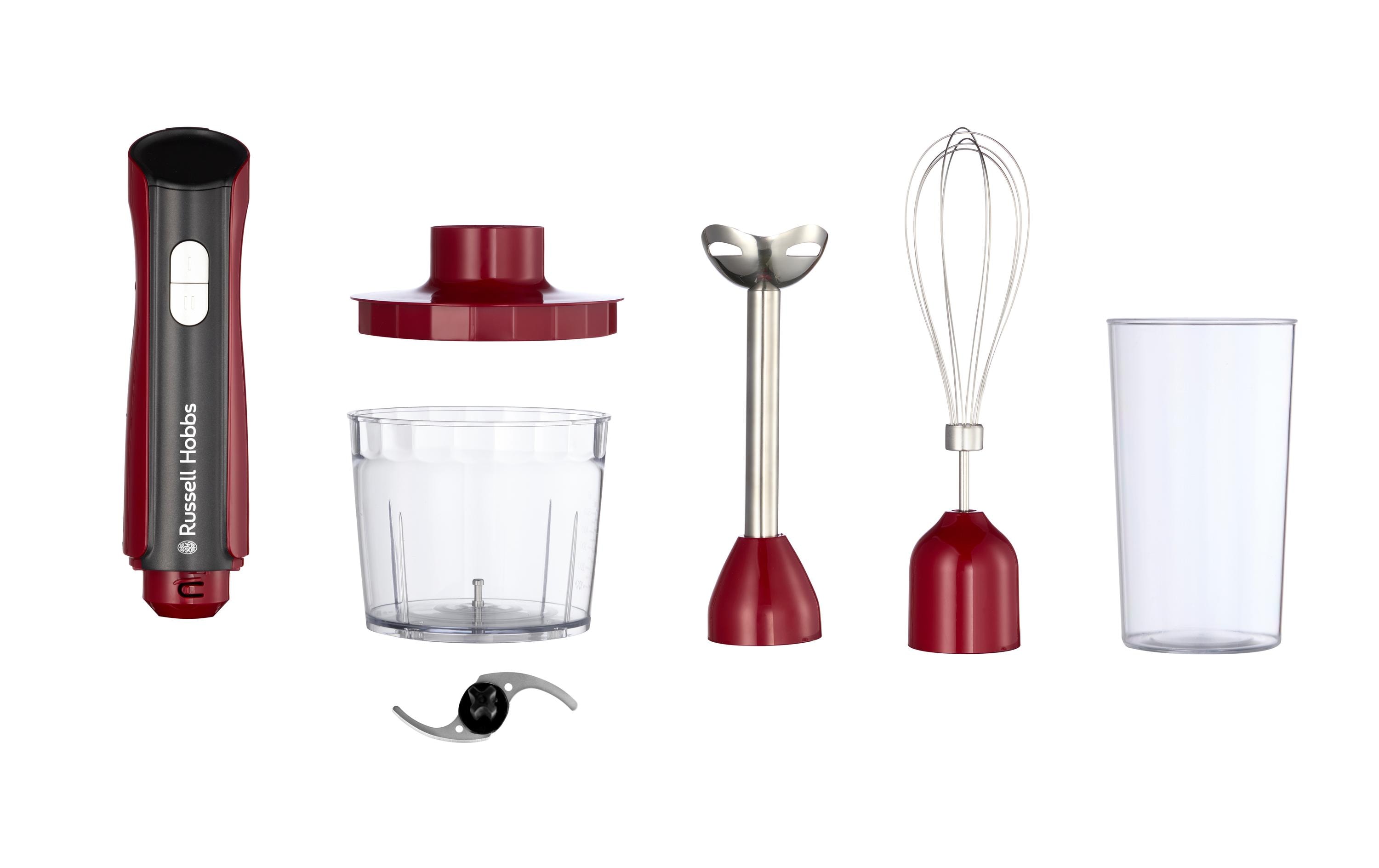 Russell Hobbs Stabmixer Desire 3 in 1 Rot