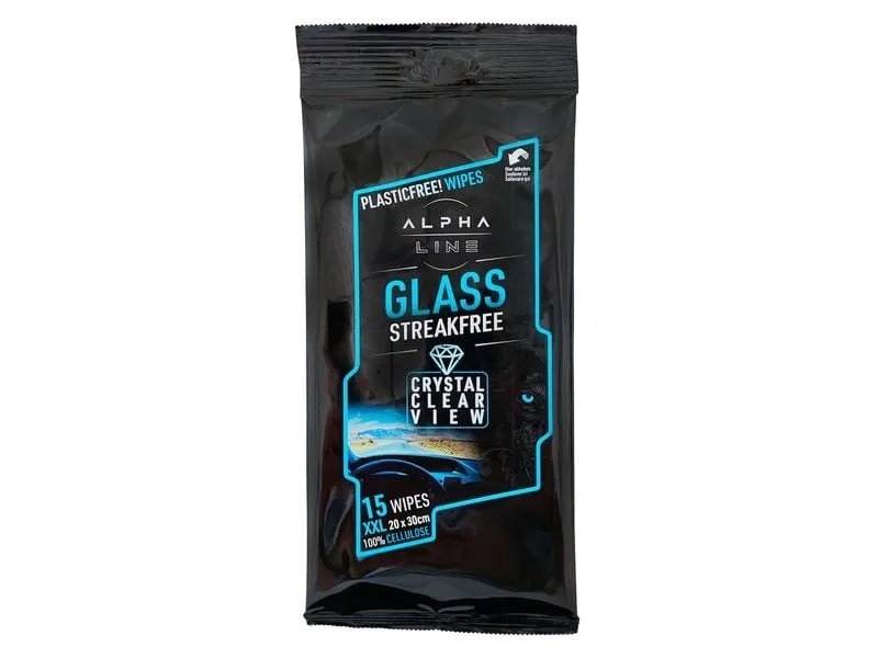 Alpha Line Scheibenreinigungstücher, Pack à 15 Stück 15 Stück Alpha Line Scheibenreinigungstücher, Pack à 15 Stück 15 Stück