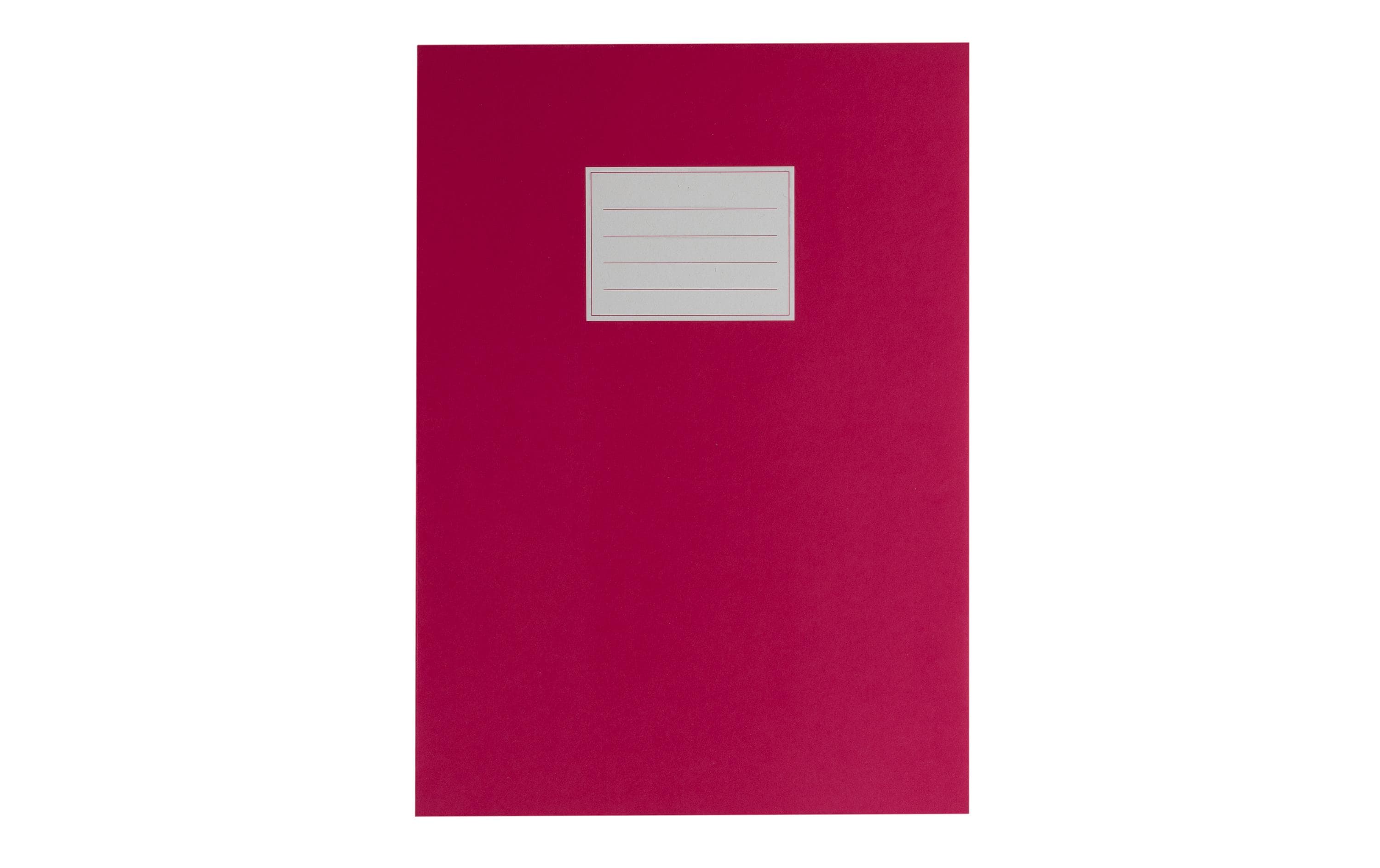 Office Focus Schulheft A4, Kariert, Rot, 10 Stück