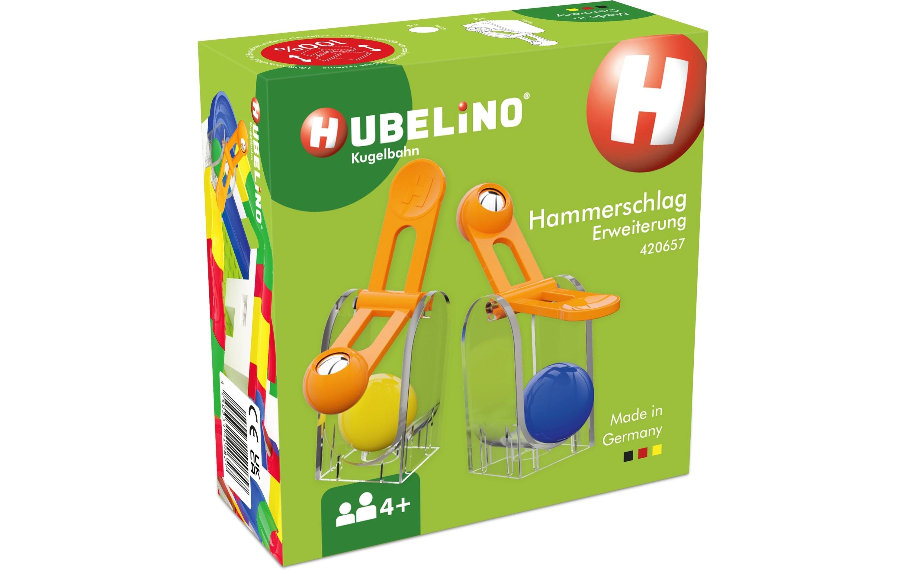 Hubelino Kugelbahn Zubehör Hammerschlag Erweiterung 6 Teile Hubelino Kugelbahn Zubehör Hammerschlag Erweiterung 6 Teile