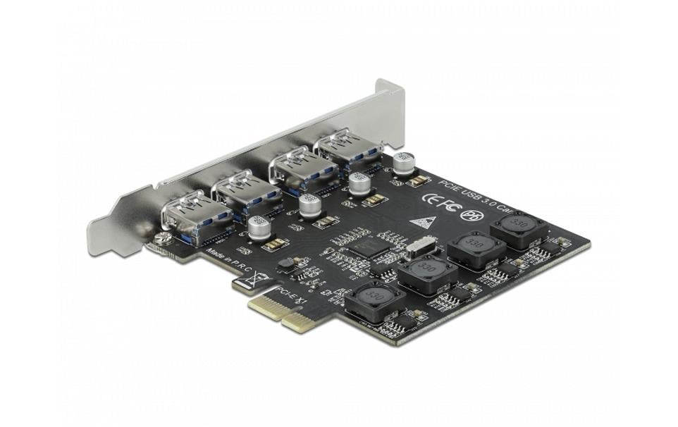 Delock PCI-Express-Karte 90509 USB 3.0 - 4x USB-A Delock PCI-Express-Karte 90509 USB 3.0 - 4x USB-A