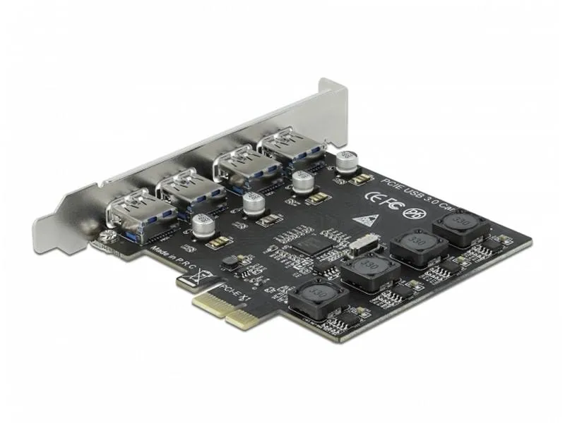 Delock PCI-Express-Karte 90509 USB 3.0 - 4x USB-A Delock PCI-Express-Karte 90509 USB 3.0 - 4x USB-A