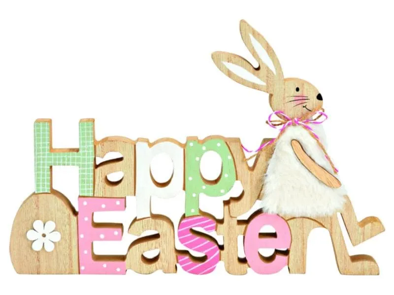 G. Wurm Aufsteller Happy Easter Hase Mehrfarbig G. Wurm Aufsteller Happy Easter Hase Mehrfarbig