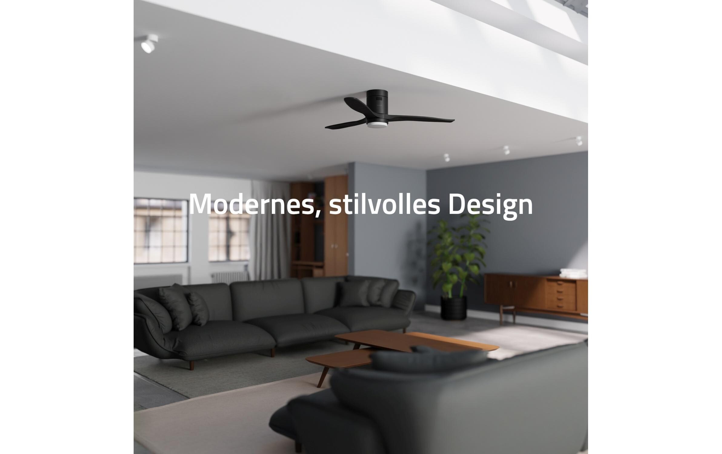 hombli Deckenventilator 1320 mm, Schwarz hombli Deckenventilator 1320 mm, Schwarz