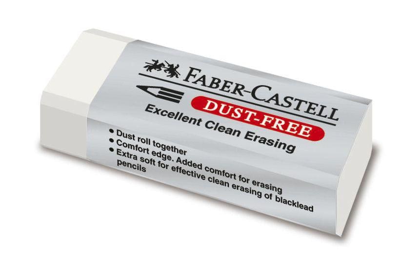 Faber-Castell Radiergummi DUST-FREE Weiss Faber-Castell Radiergummi DUST-FREE Weiss