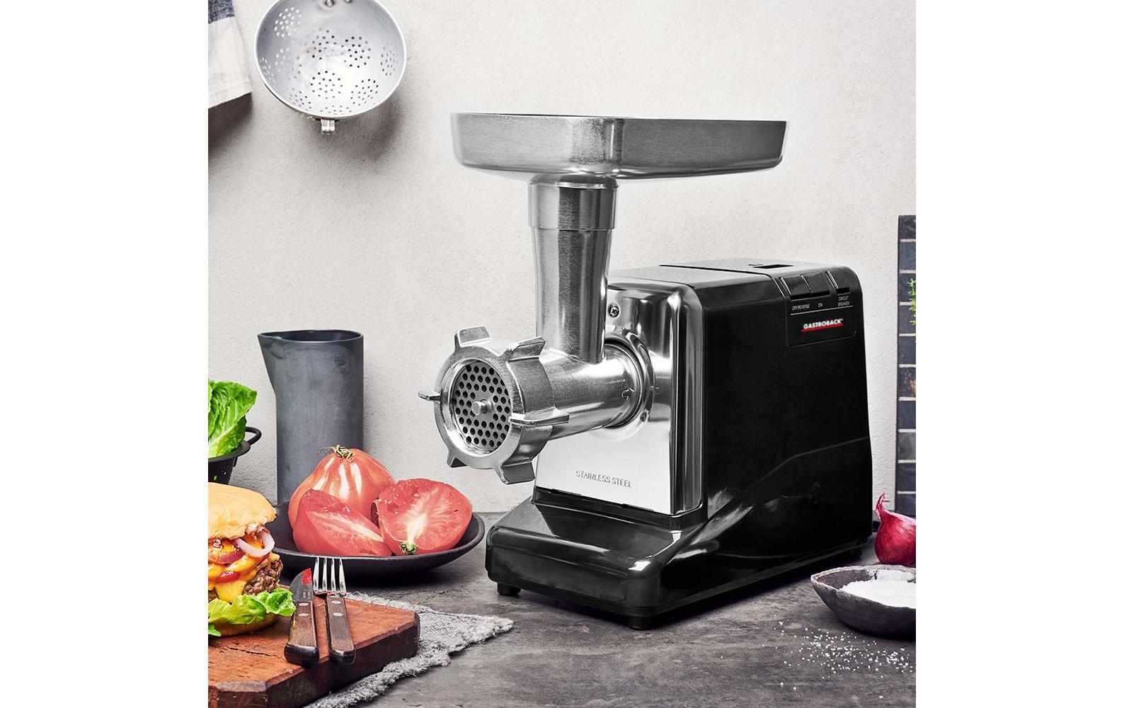 Gastroback Fleischwolf Pro Anthrazit/Silber