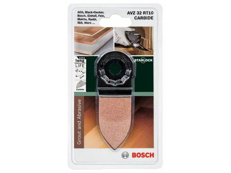 Bosch Schleiffinger Carbide-RIFF AVZ 32 RT10 32 x 50 mm Bosch Schleiffinger Carbide-RIFF AVZ 32 RT10 32 x 50 mm