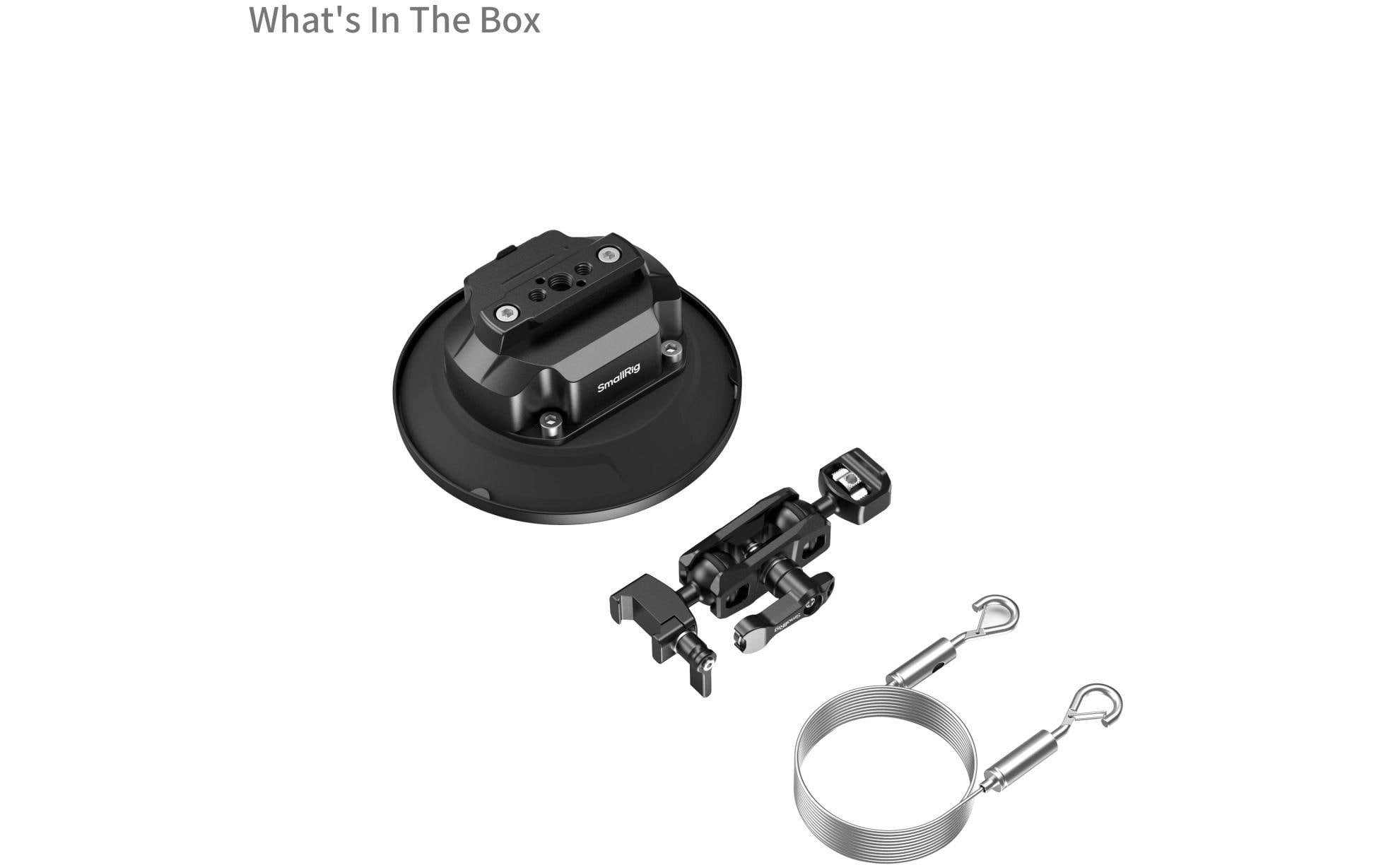 Smallrig 5 Elektrische Saugnapfhalterung Kit