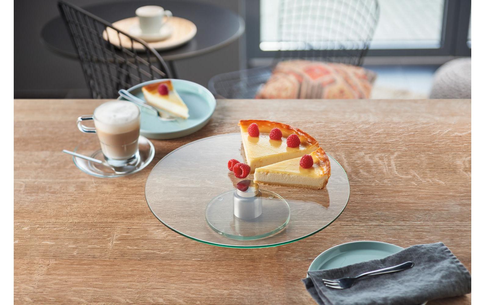 Leonardo Tortenplatte Turn Transparent