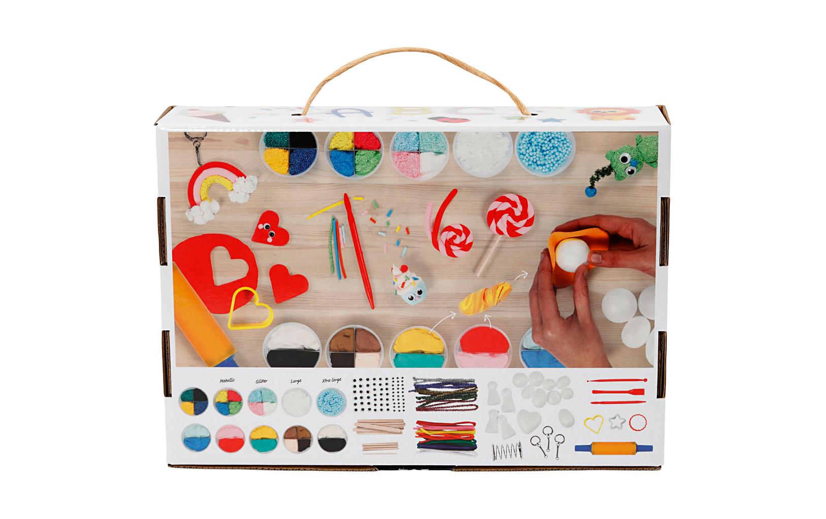 Creativ Company Modellier-Set Foam/Silk Clay 16-teilig Creativ Company Modellier-Set Foam/Silk Clay 16-teilig