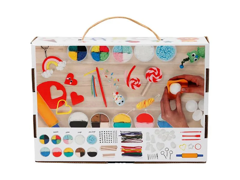 Creativ Company Modellier-Set Foam/Silk Clay 16-teilig Creativ Company Modellier-Set Foam/Silk Clay 16-teilig