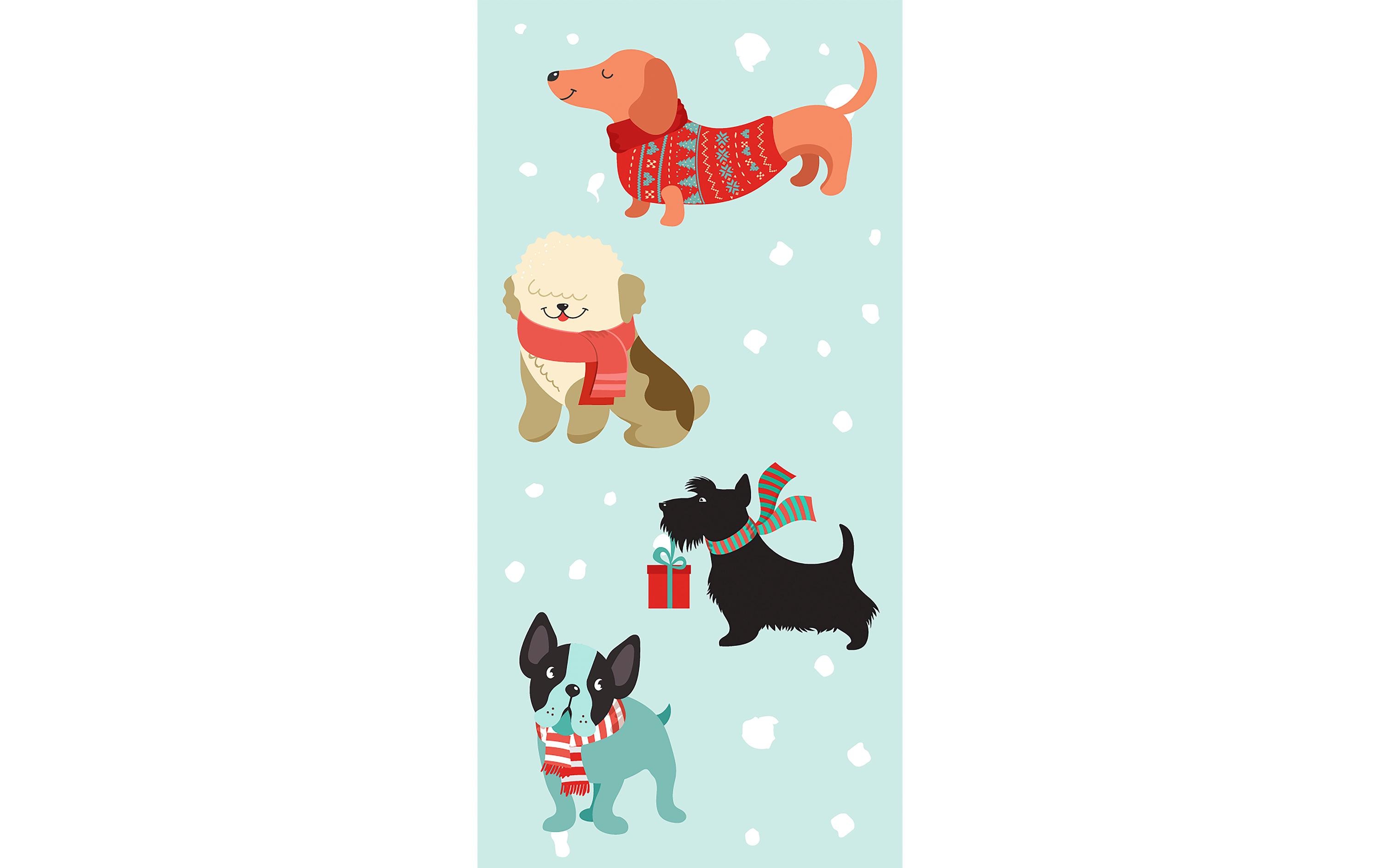 Paper + Design Taschentücher Merry Dogs 4-lagig, 10 Taschentücher